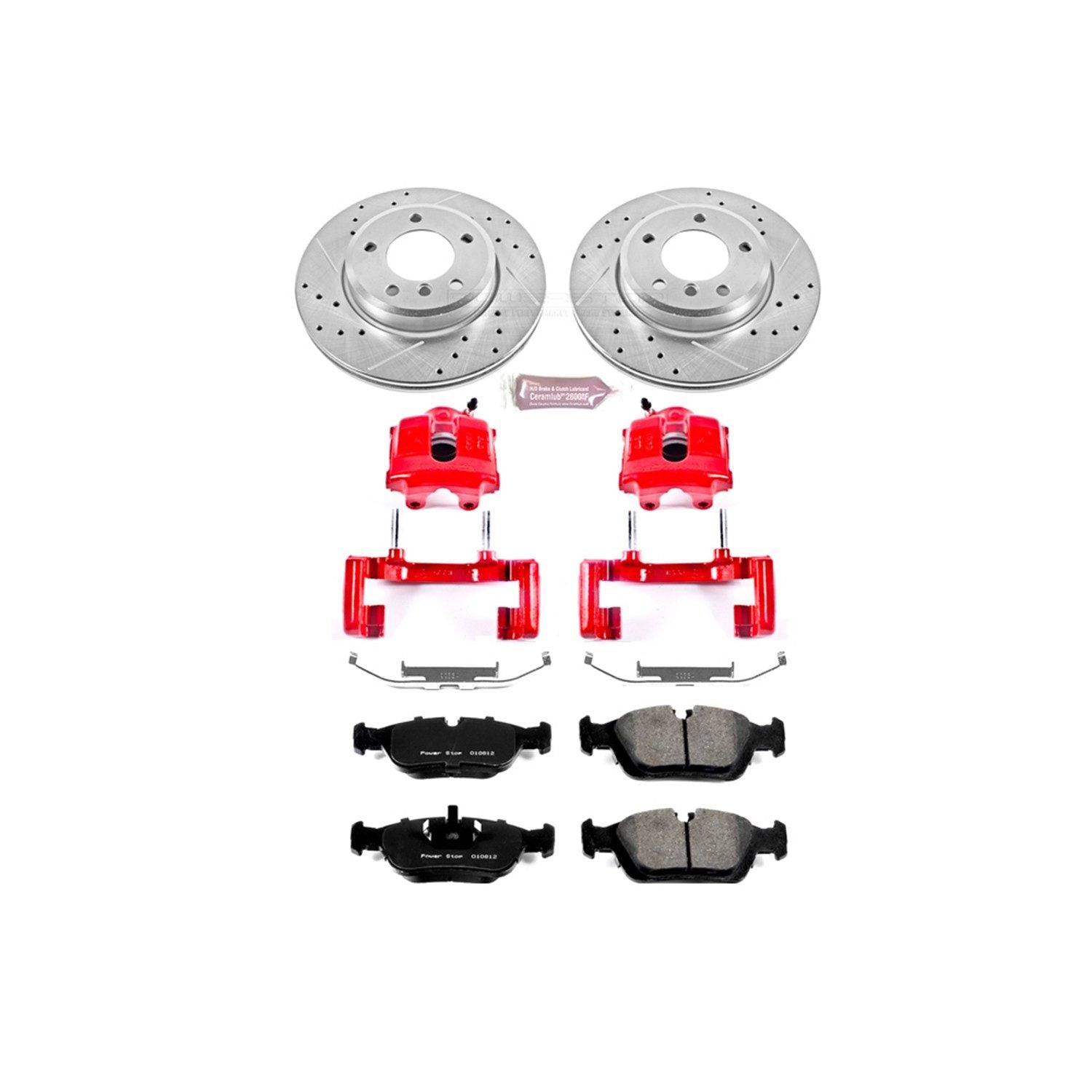 Power Stop 01-02 BMW Z3 Front Z23 Evolution Sport Brake Kit w/Calipers