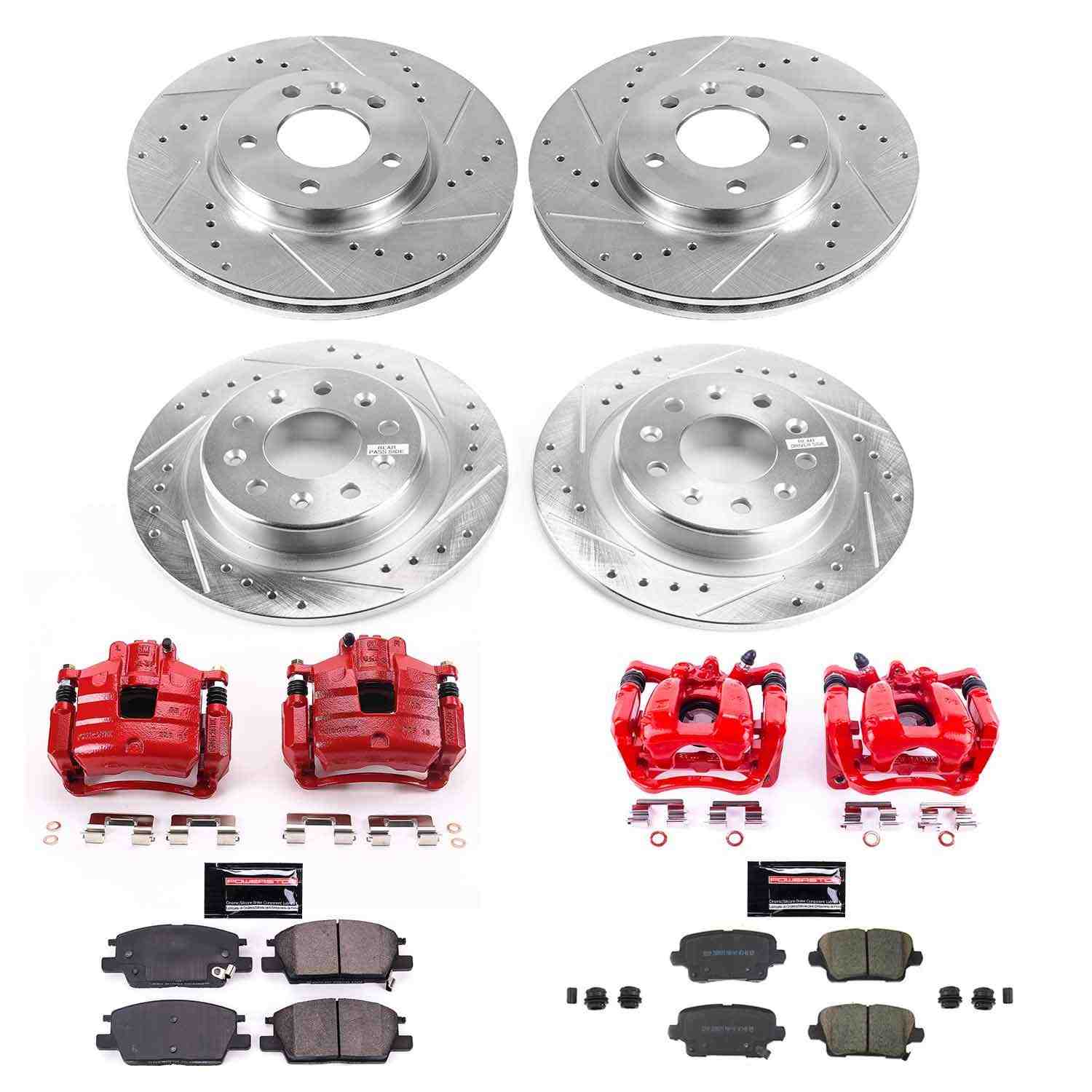 Power Stop 19-20 Buick Regal Sportback Front & Rear Z23 Evolution Sport Brake Kit w/Calipers