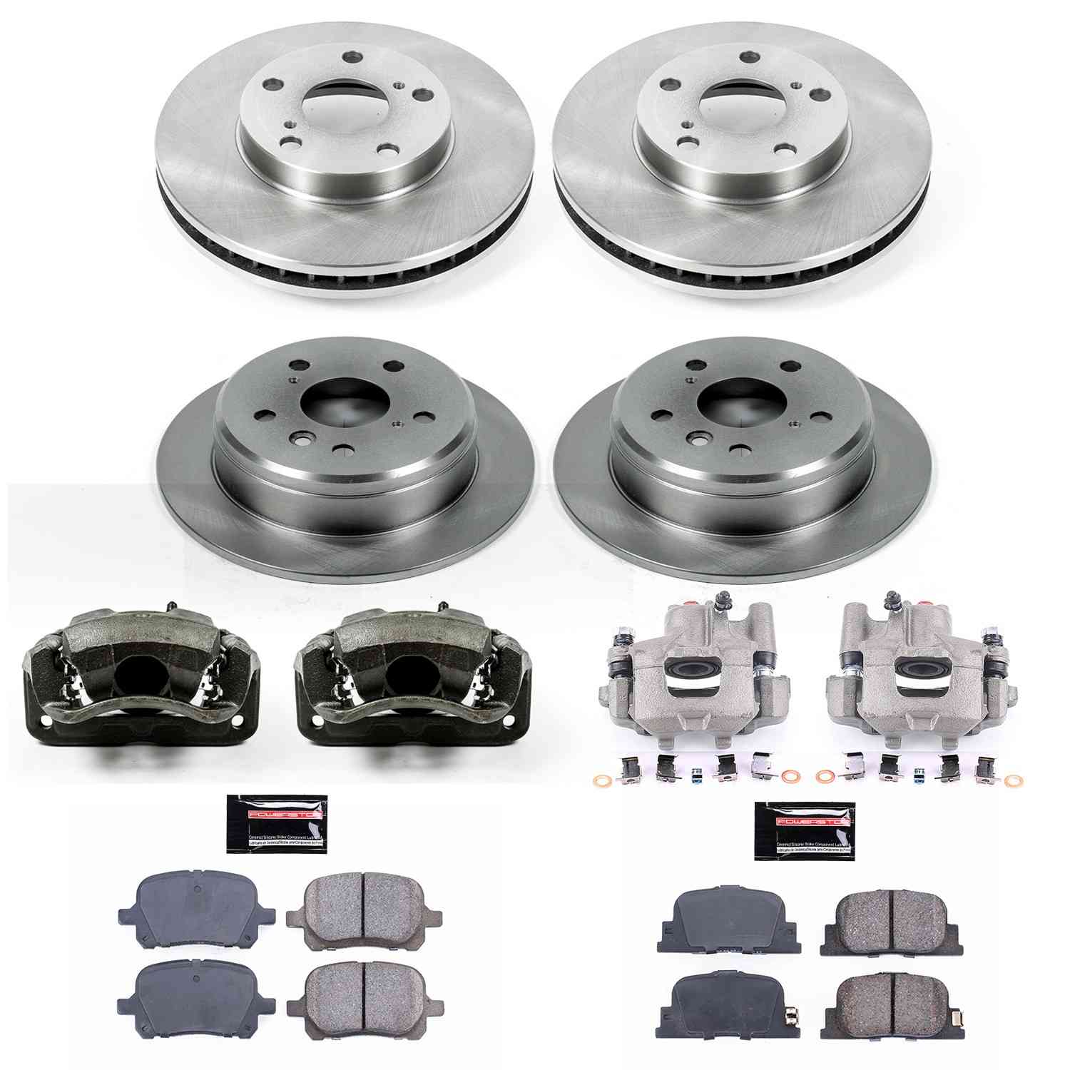 Power Stop 00-01 Lexus ES300 Front & Rear Autospecialty Brake Kit w/Calipers