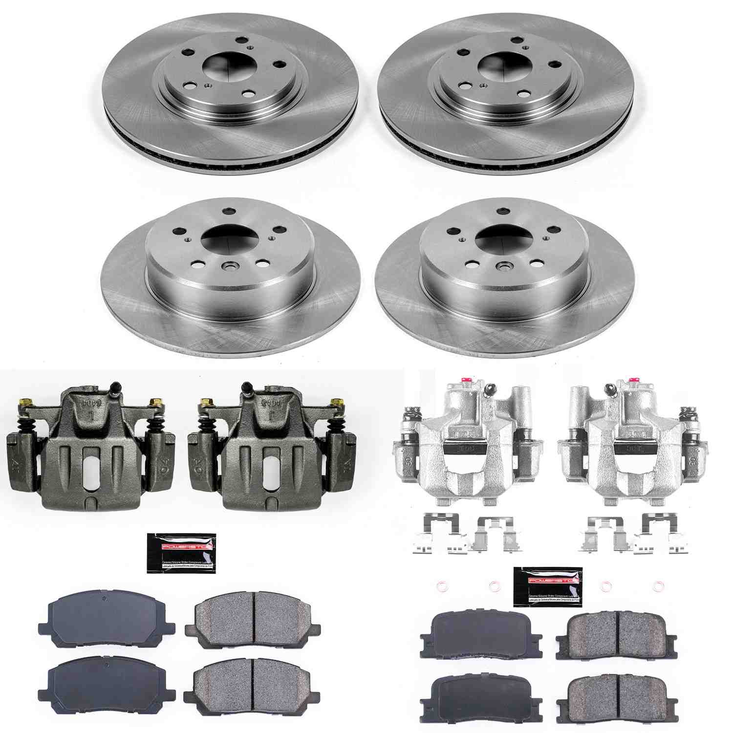 Power Stop 01-03 Toyota Highlander Front & Rear Autospecialty Brake Kit w/Calipers