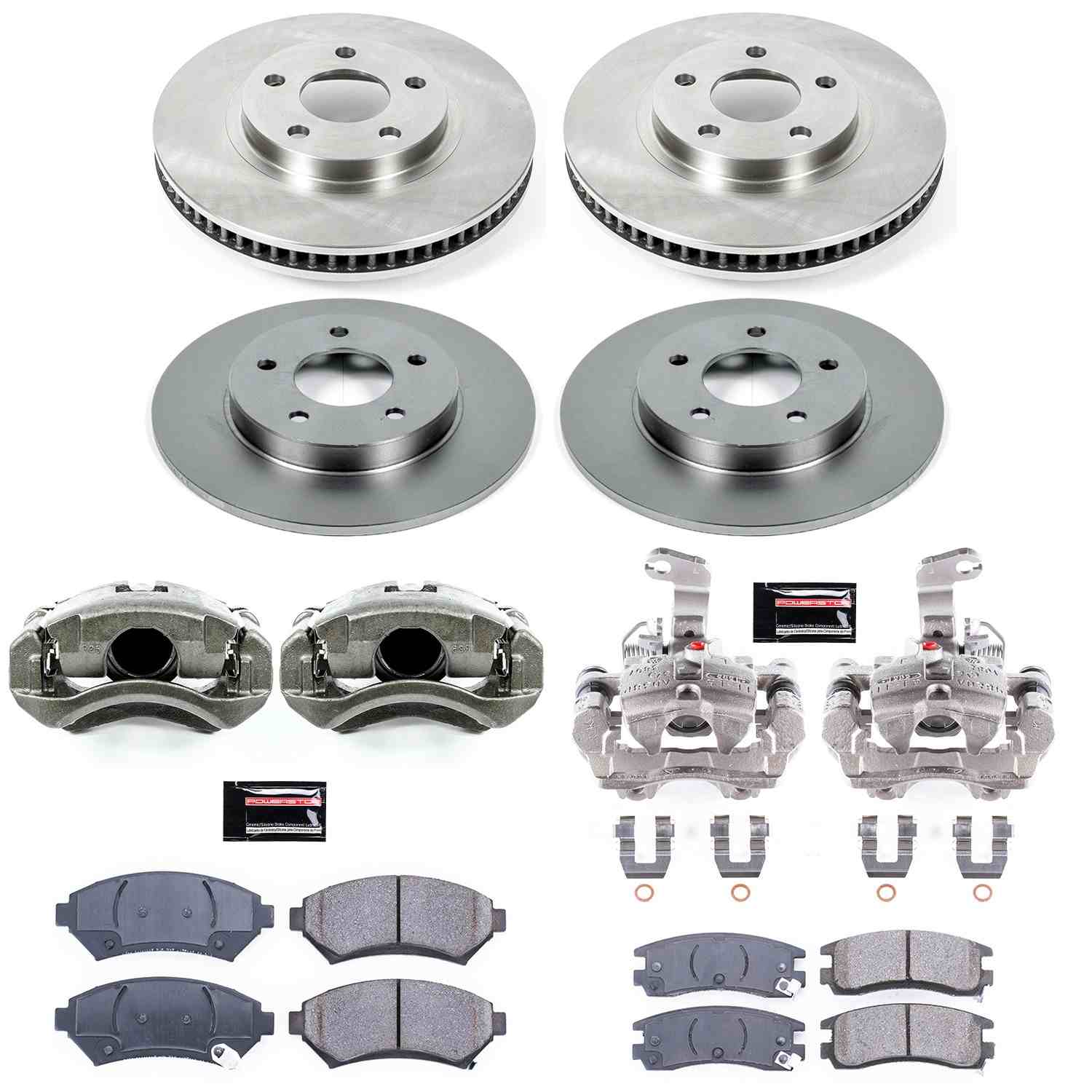 Power Stop 00-04 Buick LeSabre Front & Rear Autospecialty Brake Kit w/Calipers