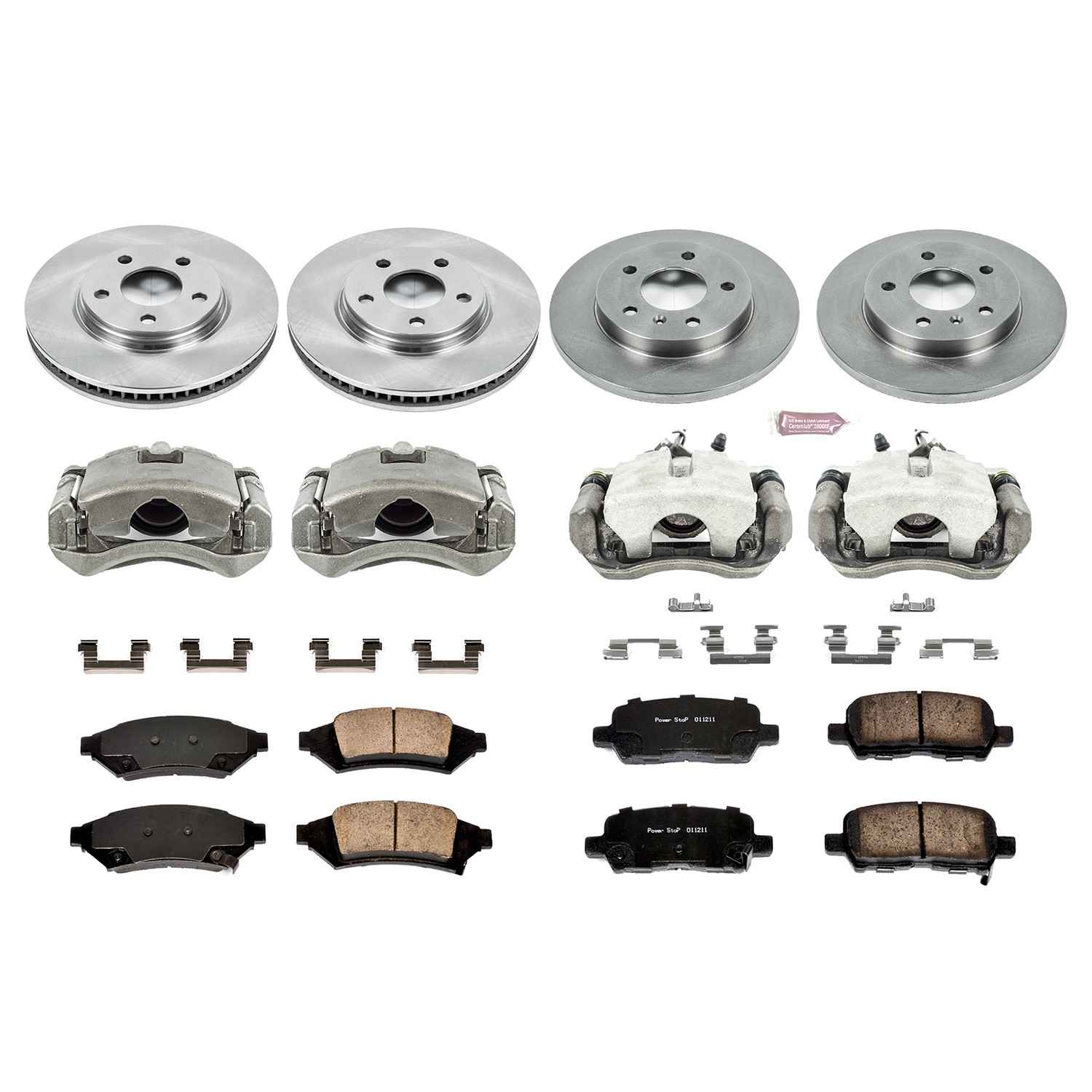 Power Stop 2004 Pontiac Grand Prix Front & Rear Autospecialty Brake Kit w/Calipers
