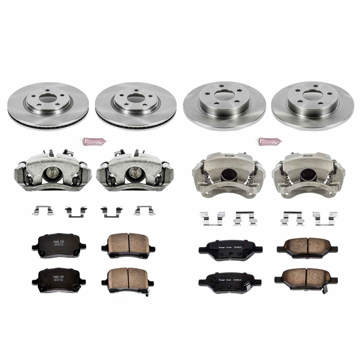 Power Stop 05-06 Chevrolet Cobalt Front & Rear Autospecialty Brake Kit w/Calipers