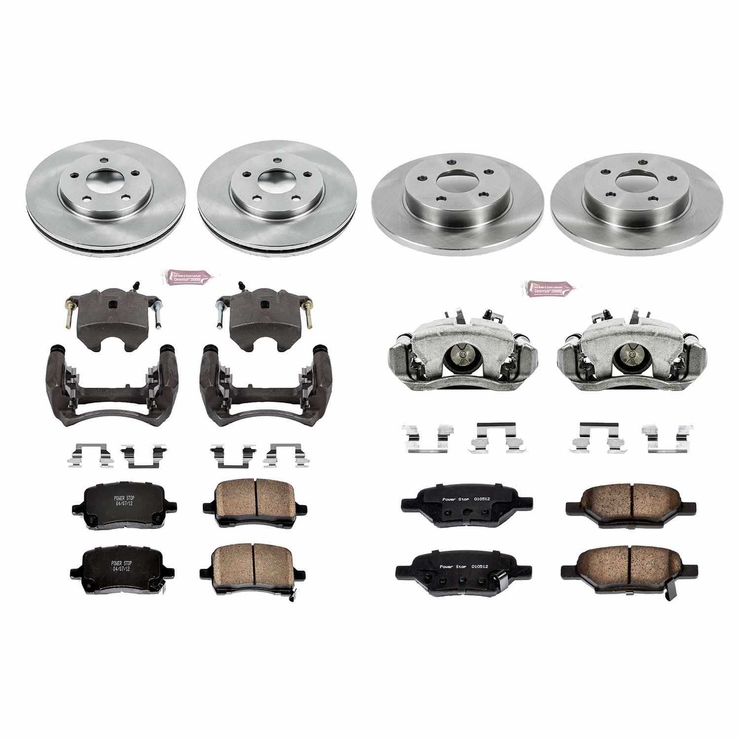 Power Stop 04-08 Chevrolet Malibu Front & Rear Autospecialty Brake Kit w/Calipers