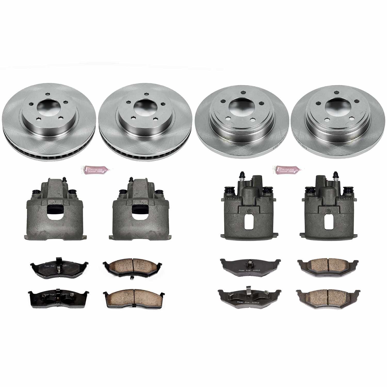 Power Stop 99-04 Chrysler 300M Front & Rear Autospecialty Brake Kit w/Calipers