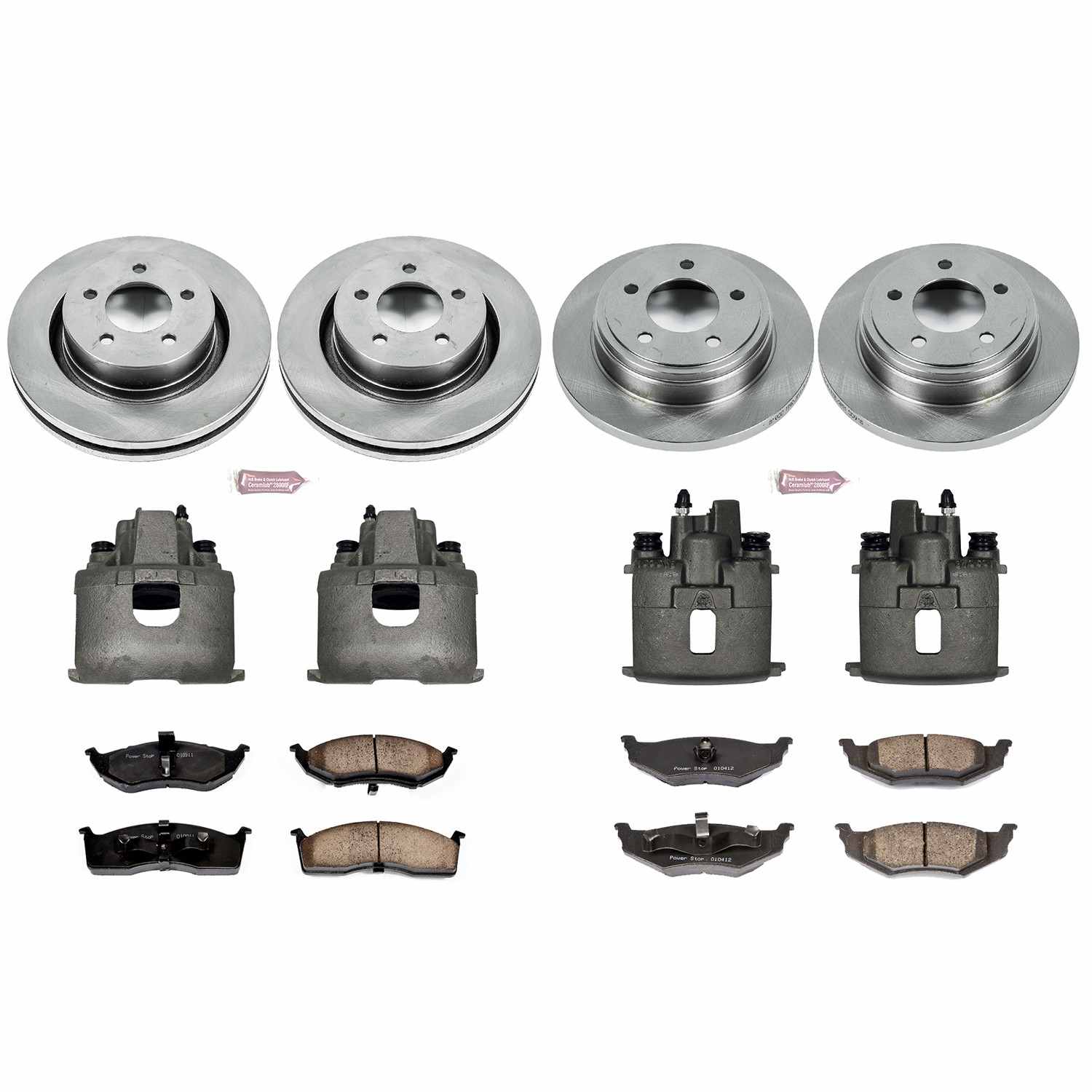 Power Stop 99-02 Chrysler 300M Front & Rear Autospecialty Brake Kit w/Calipers
