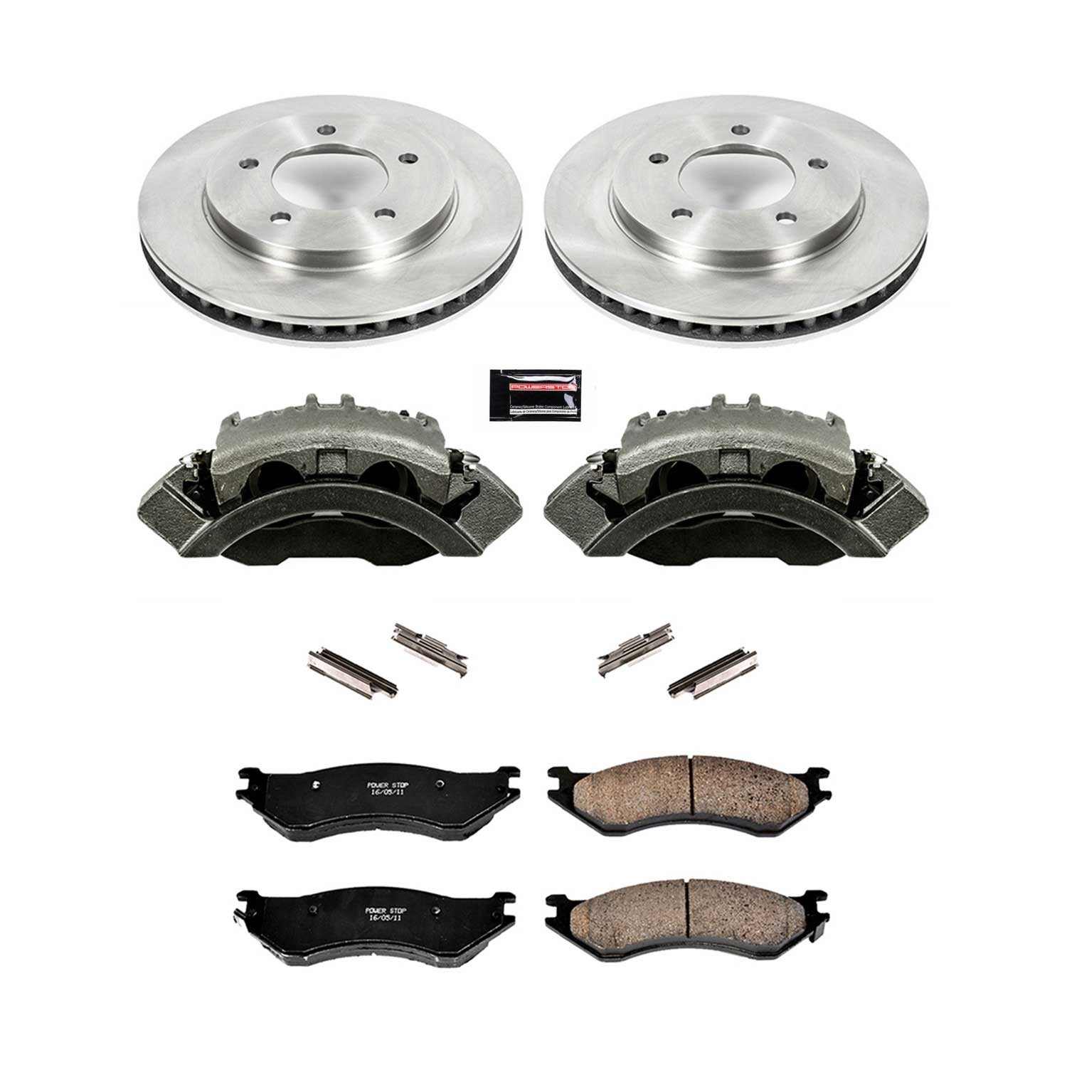 Power Stop 98-02 Lincoln Navigator Front Autospecialty Kit w/Cals