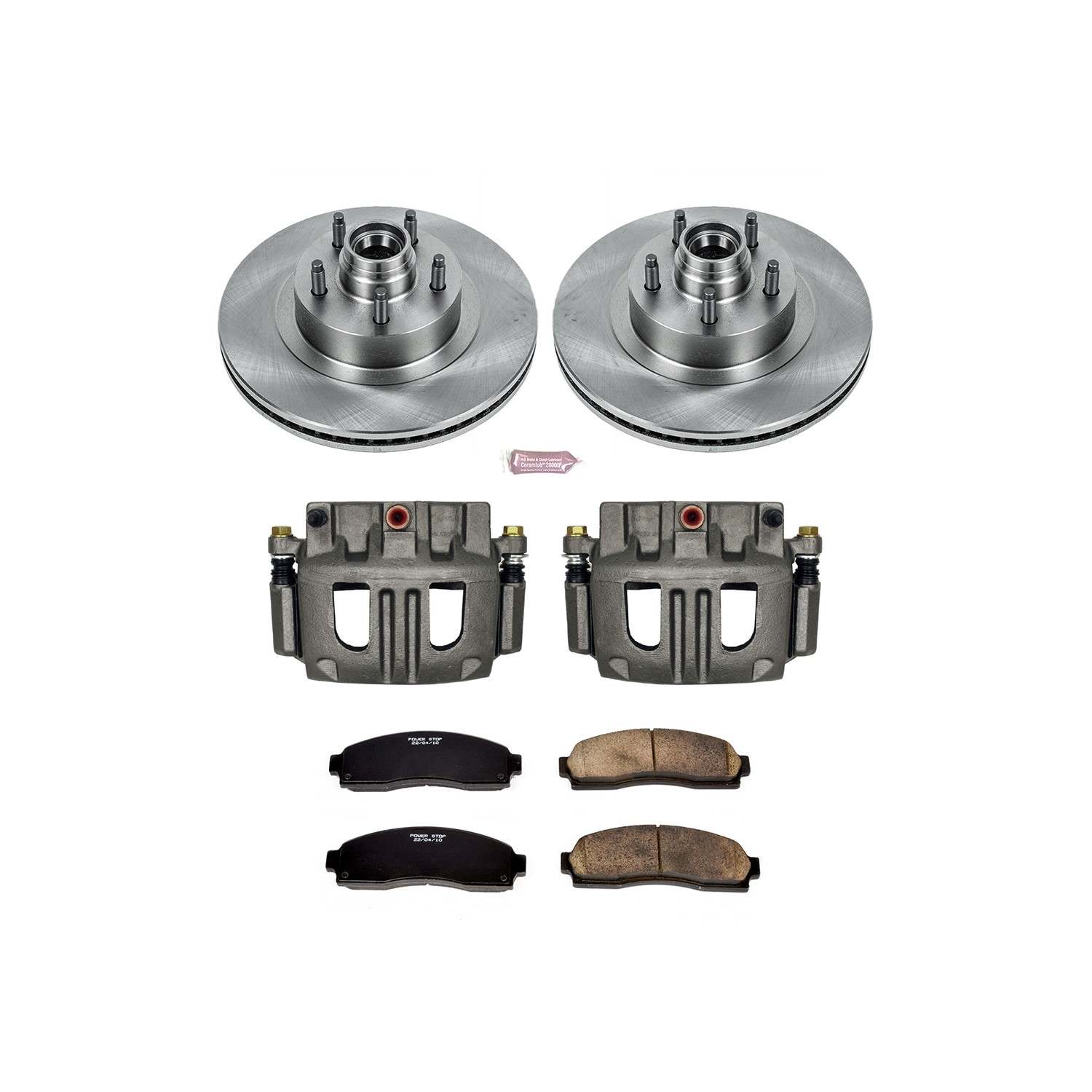 Power Stop 03-05 Ford Explorer Sport Trac Front Autospecialty Kit w/Cals