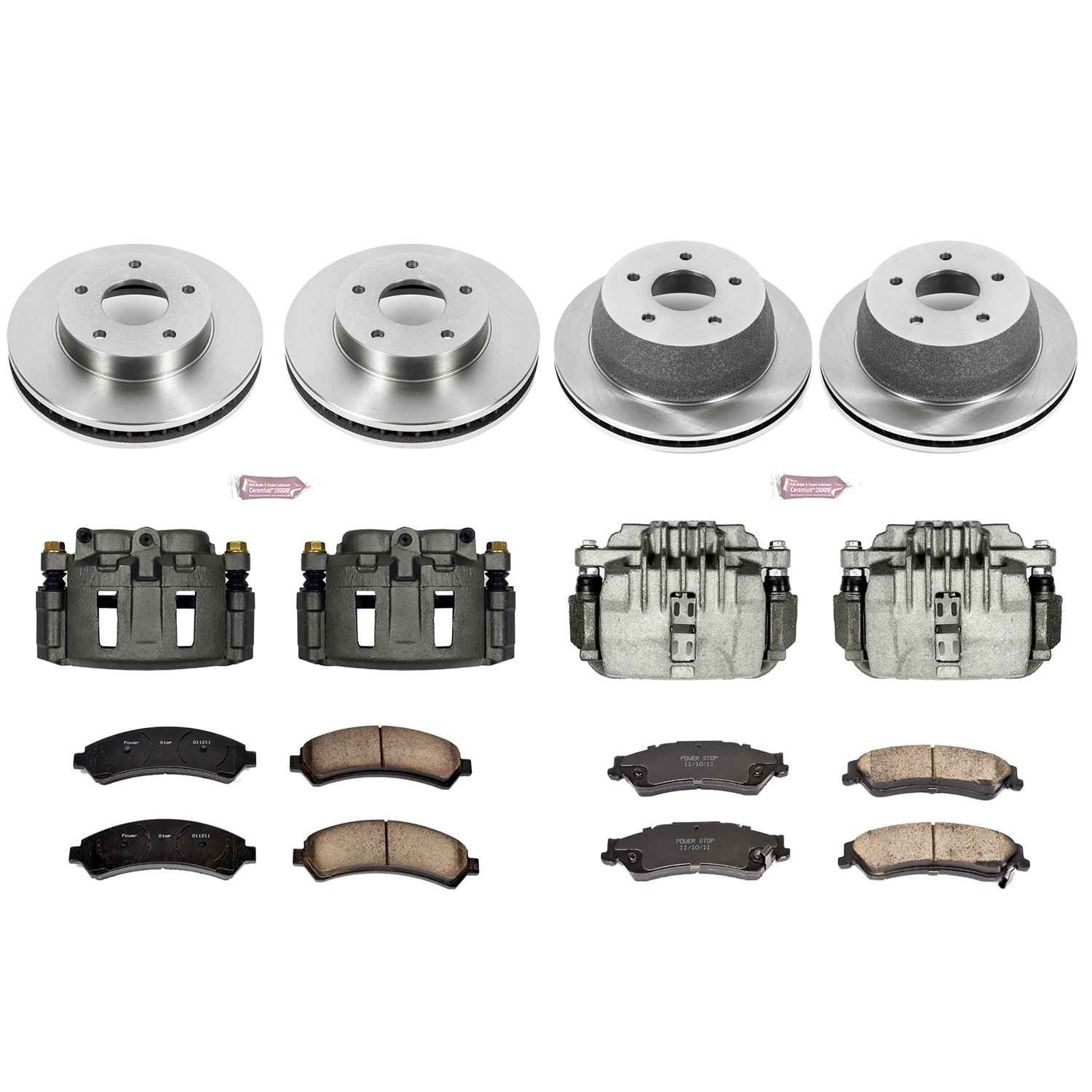 Power Stop 98-05 Chevrolet Blazer Front & Rear Autospecialty Brake Kit w/Calipers