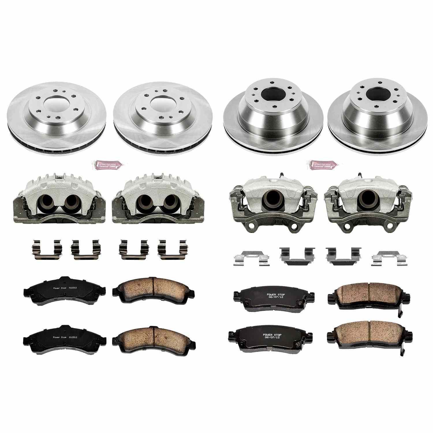Power Stop 04-05 Buick Rainier Front & Rear Autospecialty Brake Kit w/Calipers