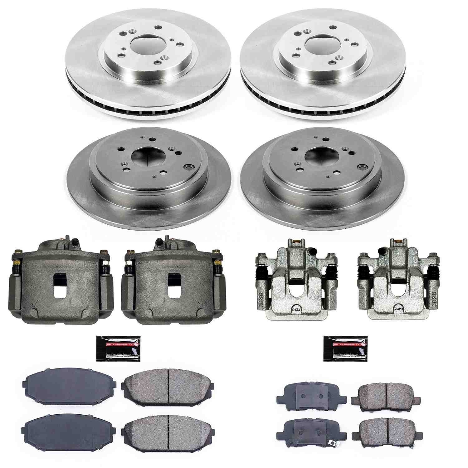 Power Stop 01-02 Acura MDX Front & Rear Autospecialty Kit w/Cals