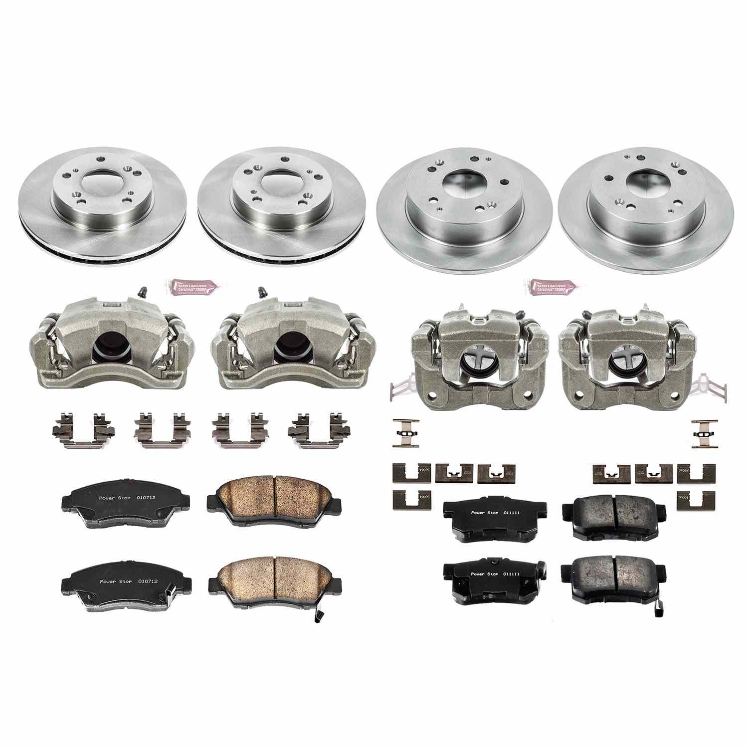 Power Stop 02-06 Acura RSX Front & Rear Autospecialty Brake Kit w/Calipers