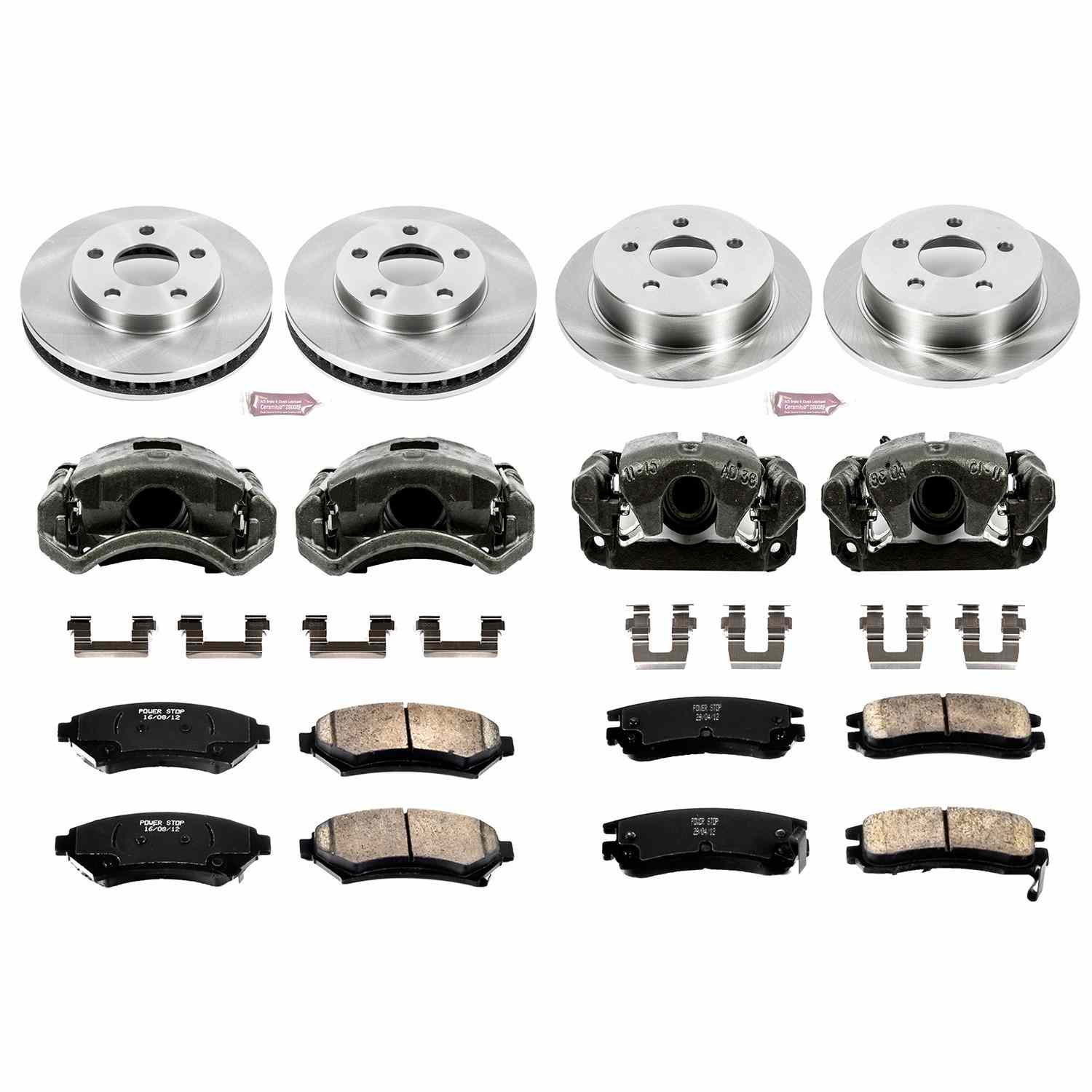 Power Stop 04-05 Buick Century Front & Rear Autospecialty Brake Kit w/Calipers