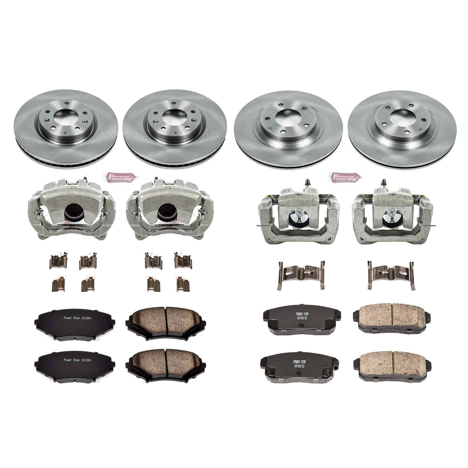 Power Stop 04-08 Mazda RX-8 Front & Rear Autospecialty Brake Kit w/Calipers