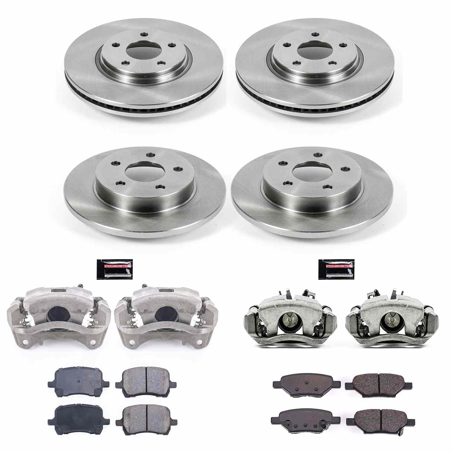 Power Stop 09-10 Pontiac G5 Front & Rear Autospecialty Brake Kit w/Calipers