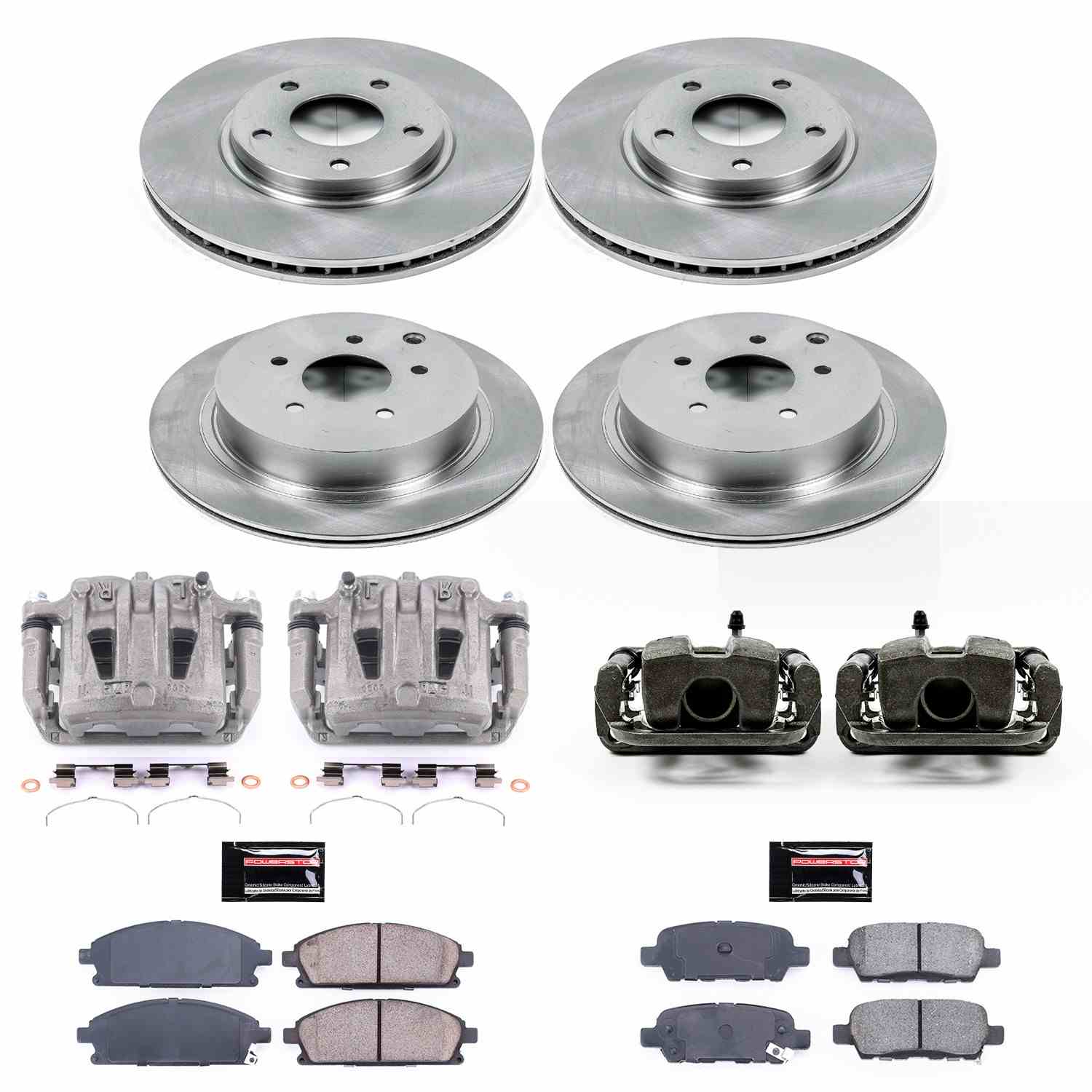 Power Stop 04-09 Nissan Quest Front & Rear Autospecialty Brake Kit w/Calipers