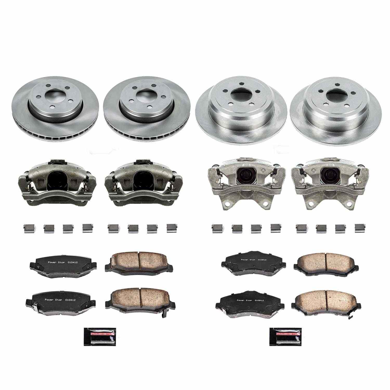 Power Stop 07-11 Dodge Nitro Front & Rear Autospecialty Brake Kit w/Calipers