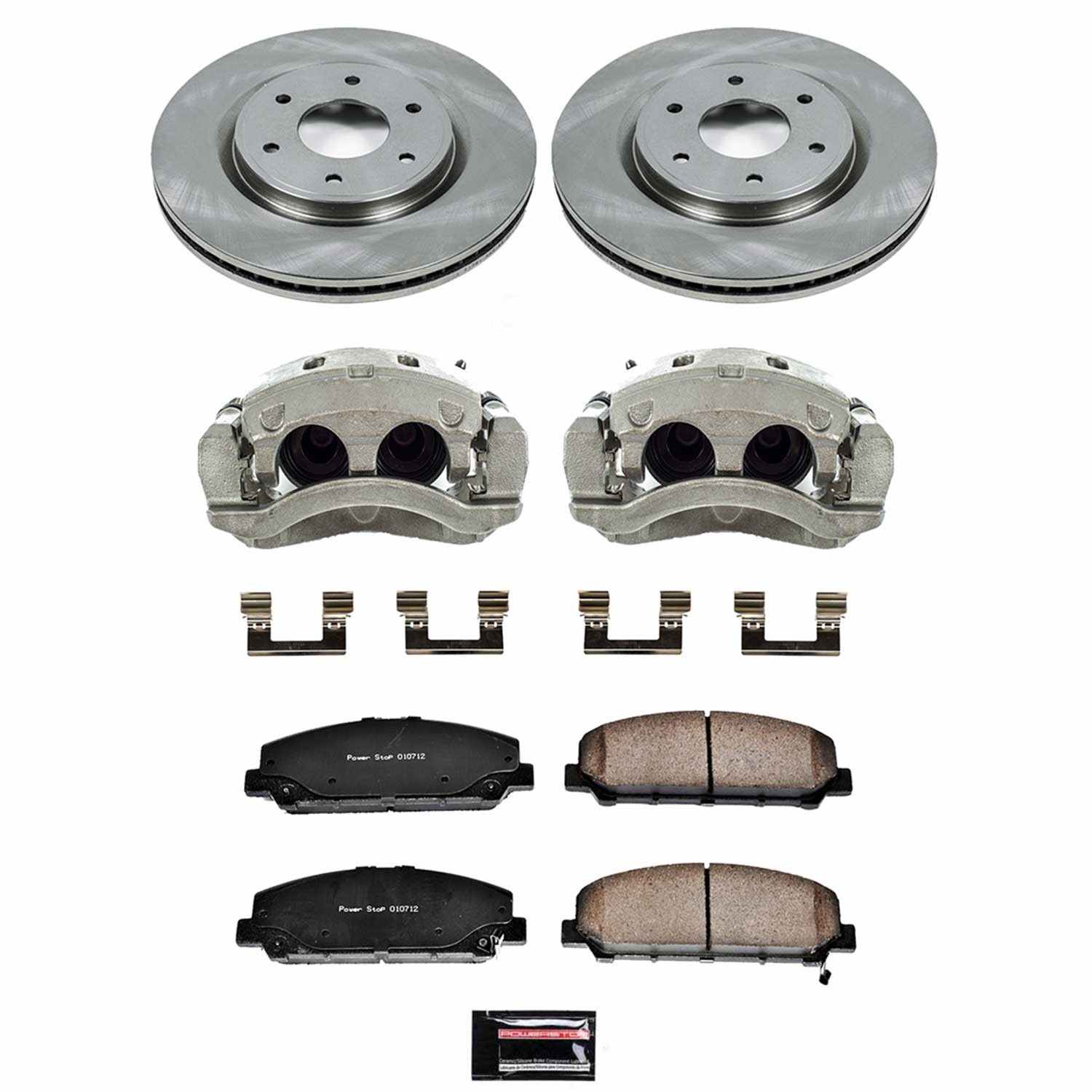 Power Stop 06-07 Nissan Armada Front Autospecialty Kit w/Cals