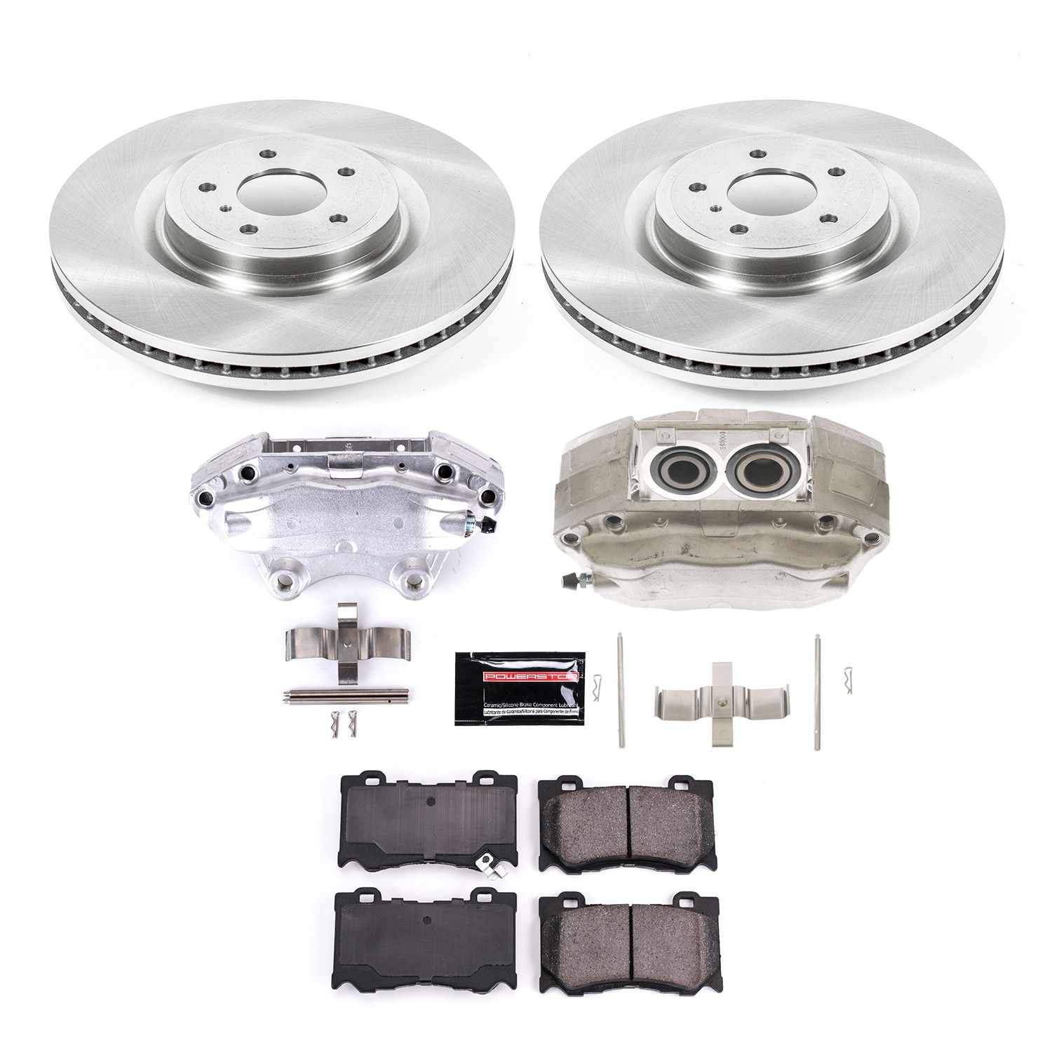 Power Stop 2009 Nissan 350Z Front Autospecialty Kit w/Cals