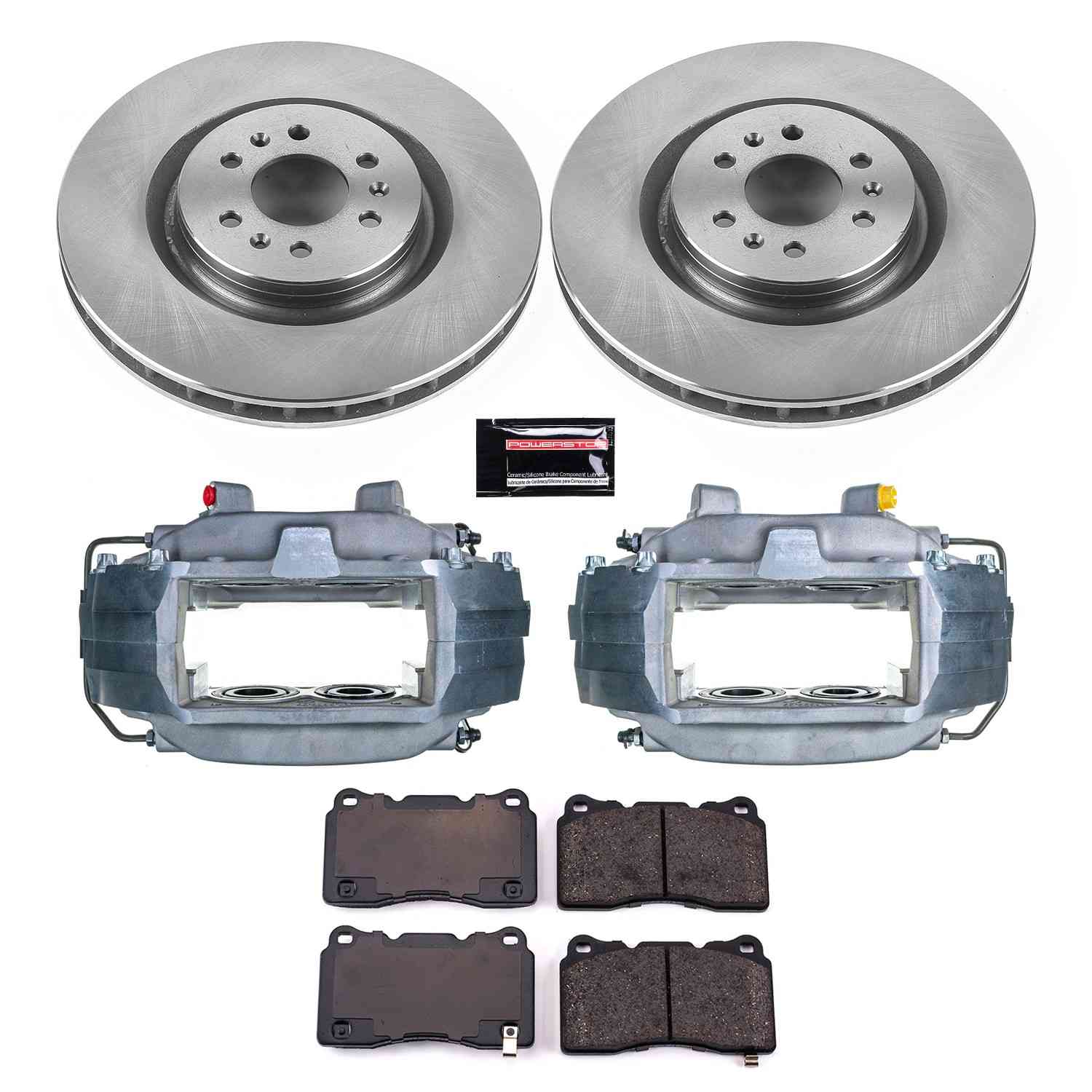 Power Stop 04-07 Cadillac CTS Front Autospecialty Kit w/Cals