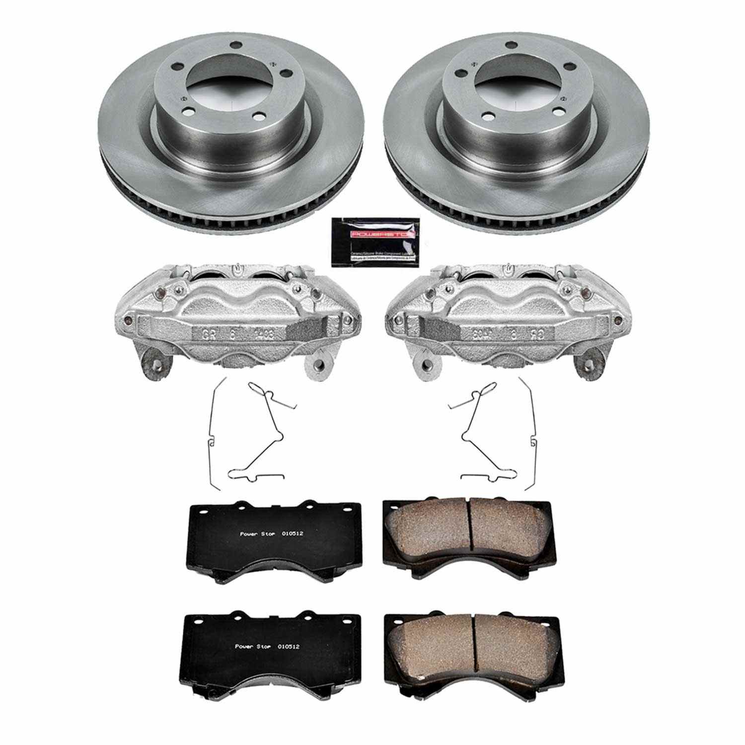 Power Stop 07-15 Toyota Tundra Front Autospecialty Kit w/Cals