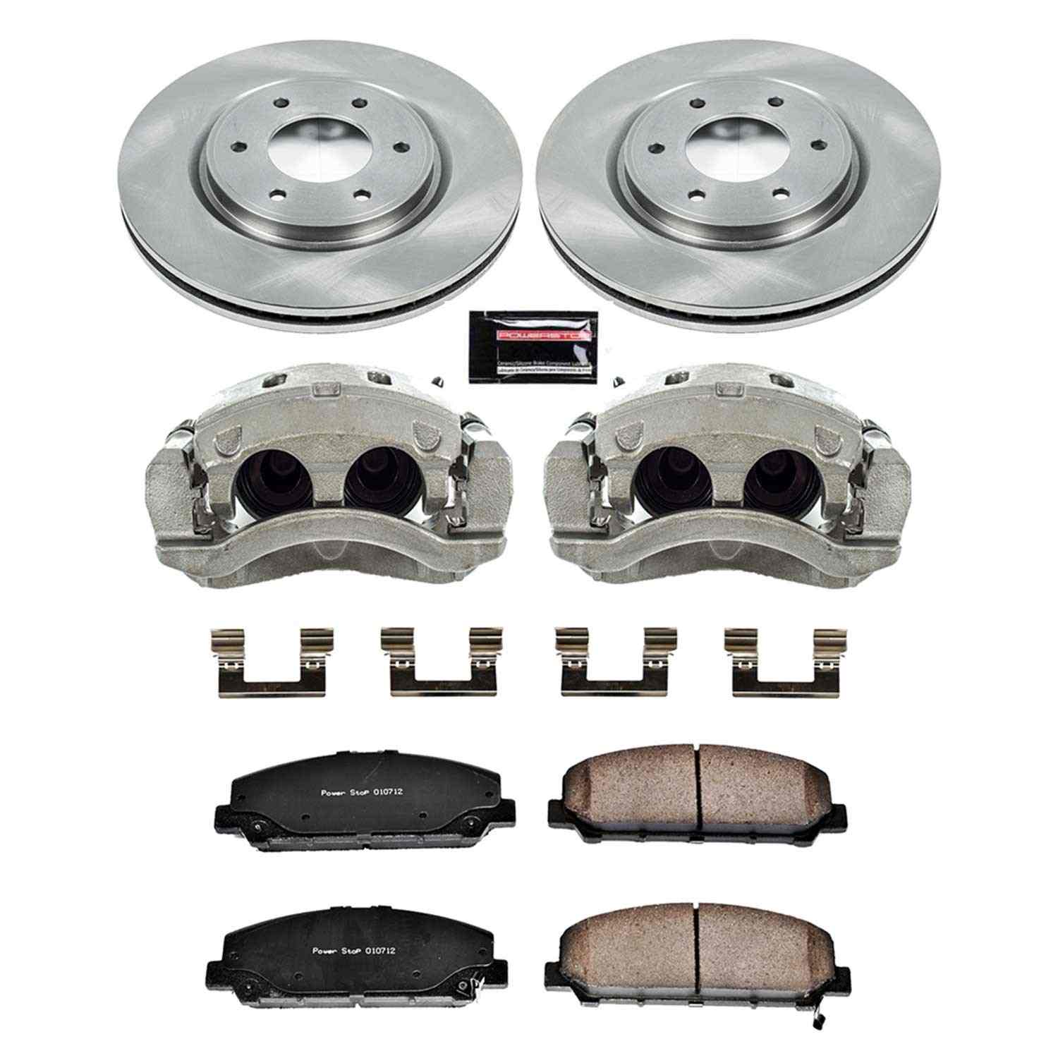 Power Stop 08-10 Nissan Titan Front Autospecialty Kit w/Cals