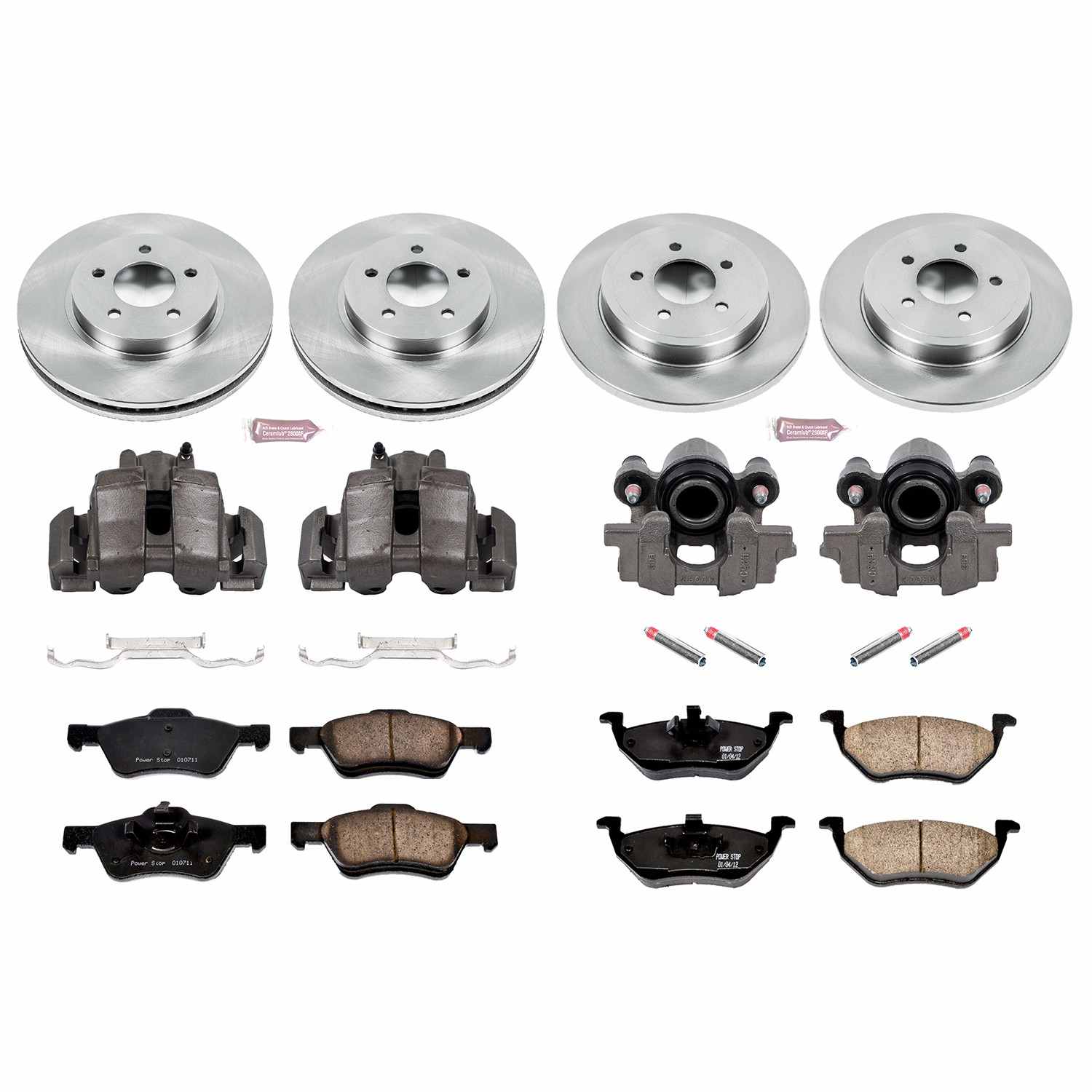 Power Stop 05-07 Ford Escape Front & Rear Autospecialty Brake Kit w/Calipers