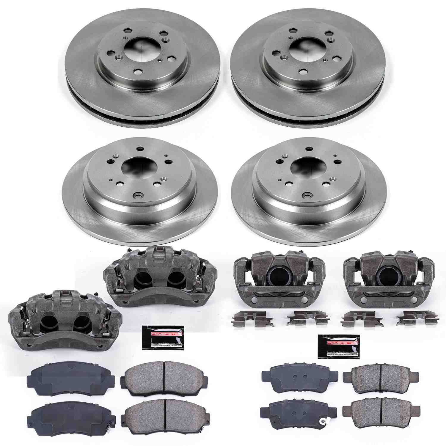 Power Stop 05-10 Honda Odyssey Front & Rear Autospecialty Brake Kit w/Calipers