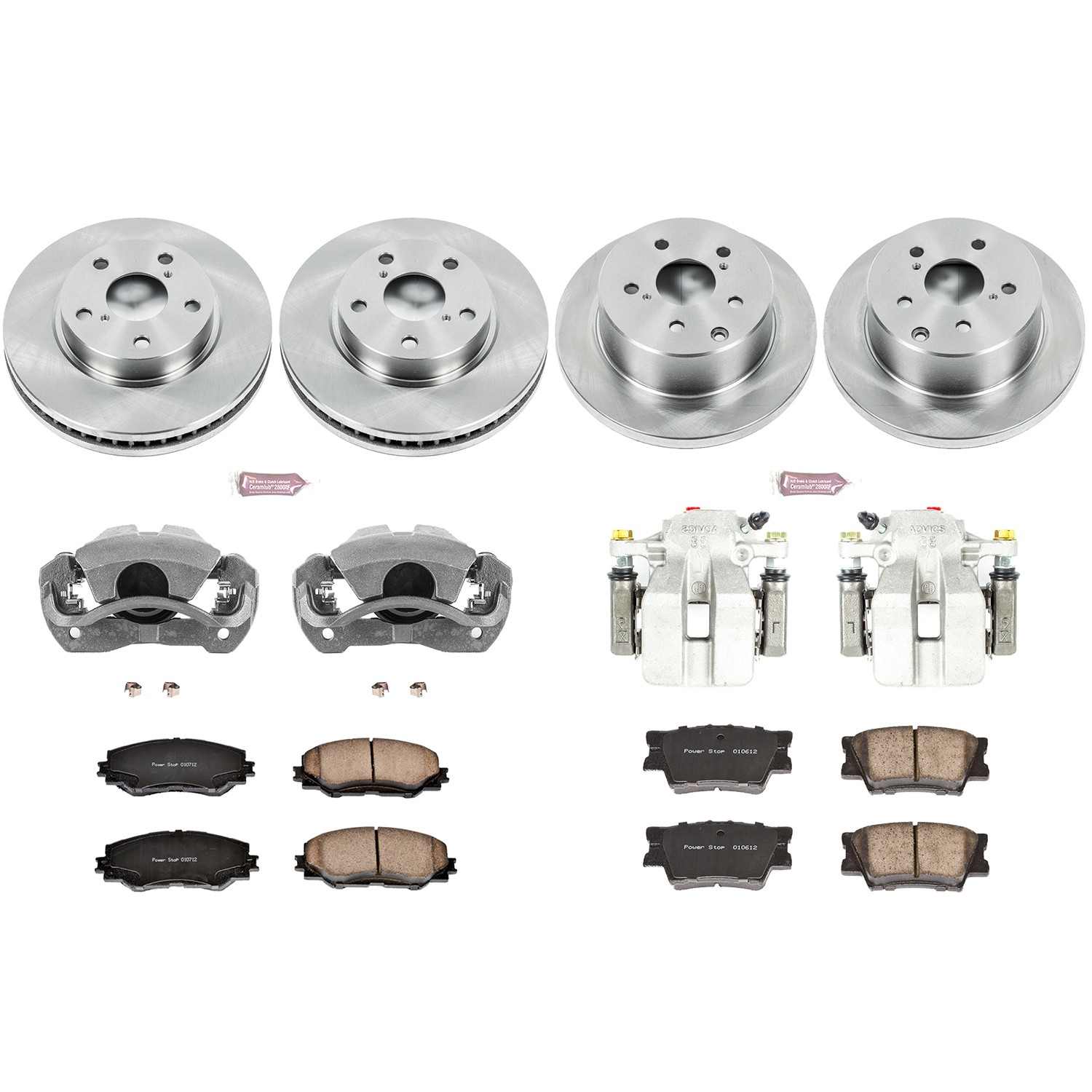 Power Stop 2011 Toyota RAV4 Front & Rear Autospecialty Brake Kit w/Calipers