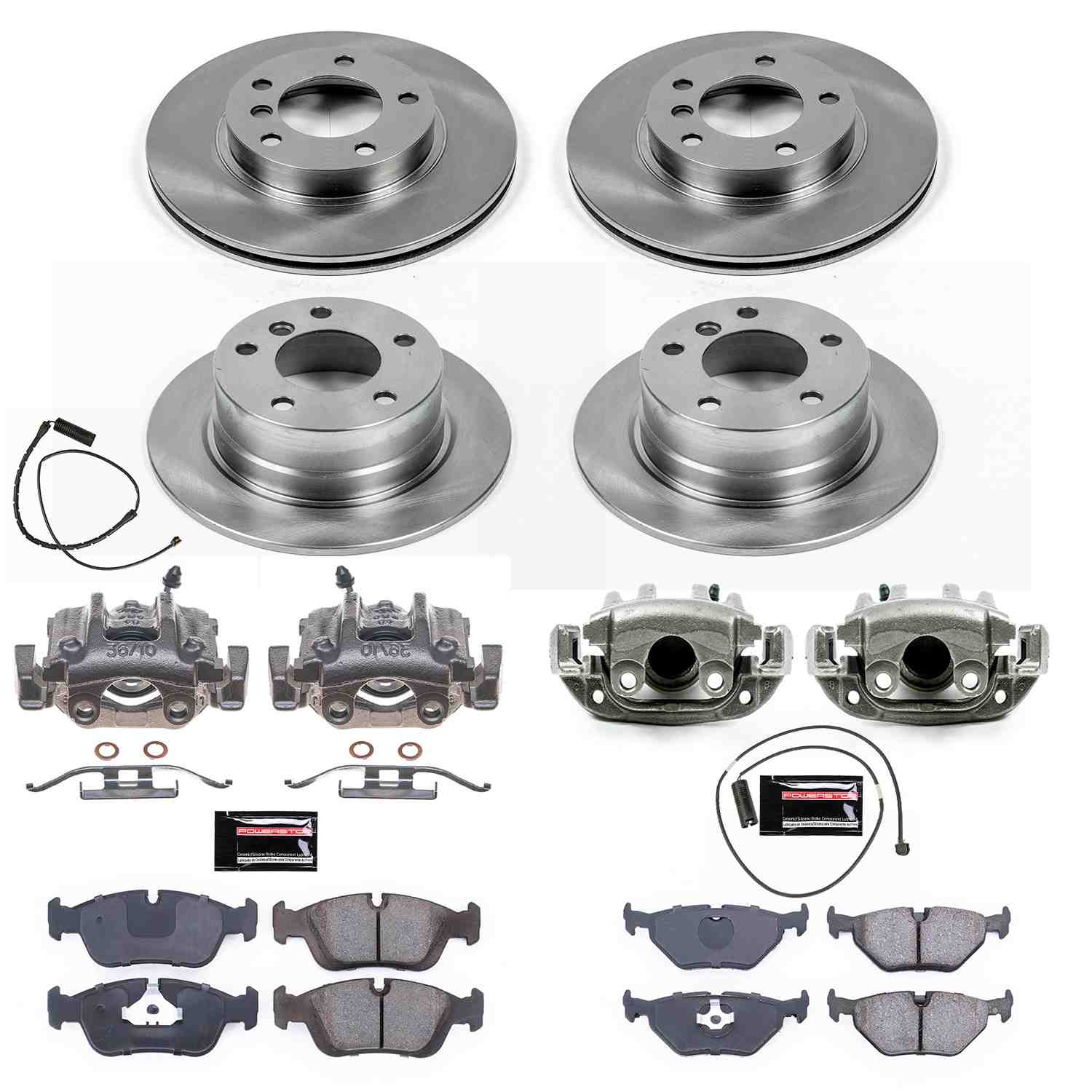 Power Stop 97-02 BMW Z3 Front & Rear Autospecialty Brake Kit w/Calipers