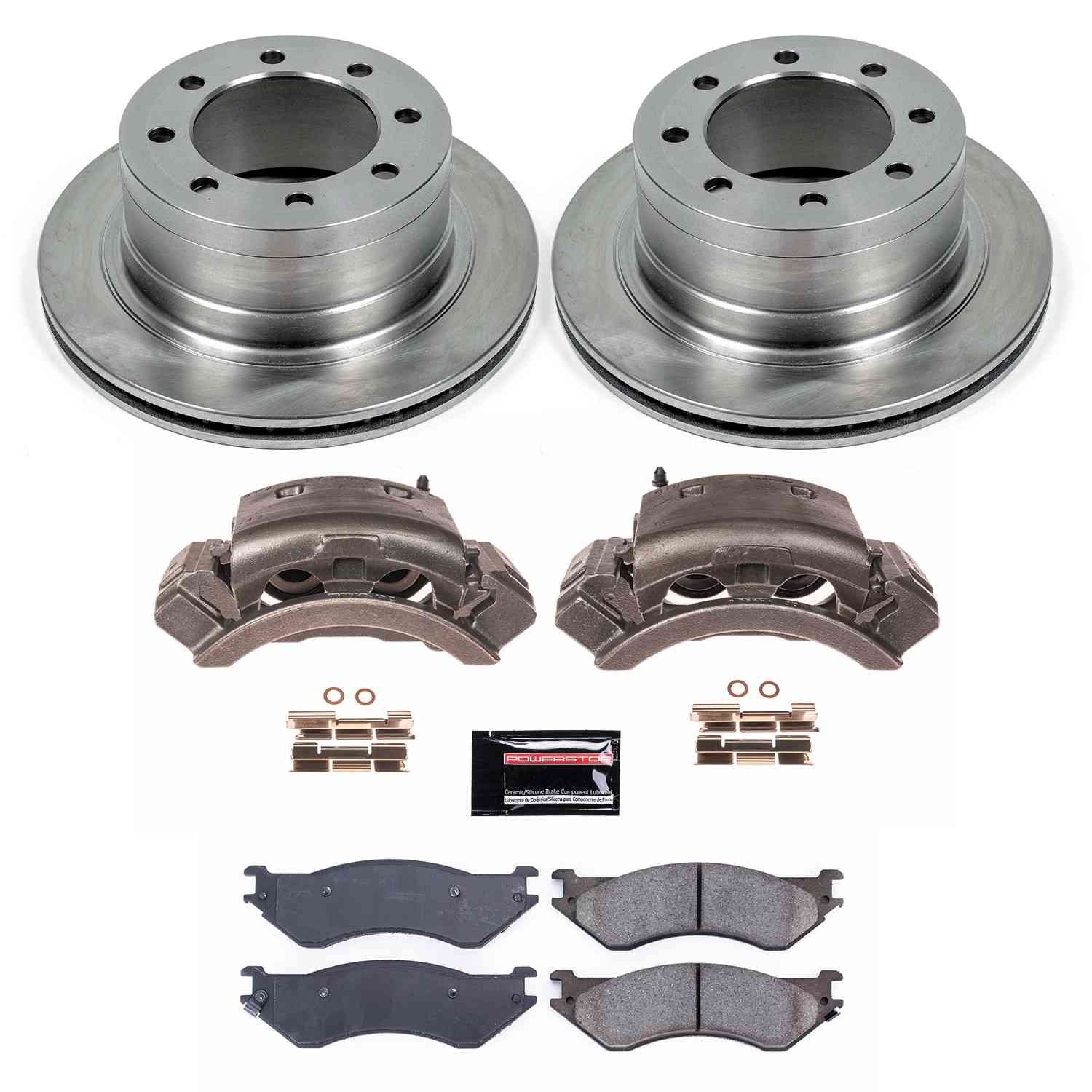 Power Stop 03-08 Dodge Ram 3500 Rear Autospecialty Kit w/Cals