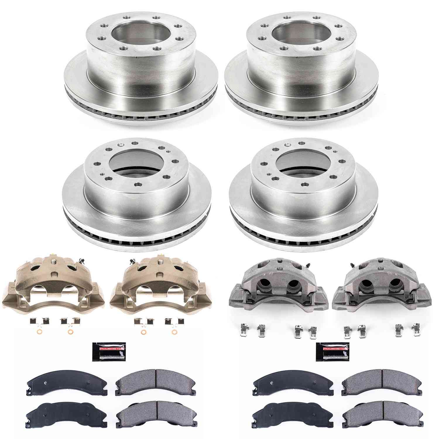 Power Stop 2011 Chevrolet Silverado 3500 HD Front & Rear Autospecialty Kit w/Cals