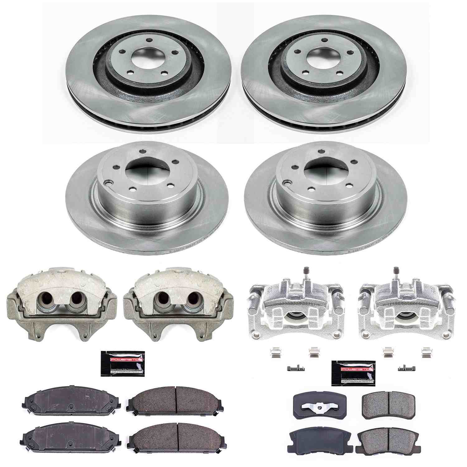 Power Stop 13-14 Chrysler 200 Front & Rear Autospecialty Brake Kit w/Calipers