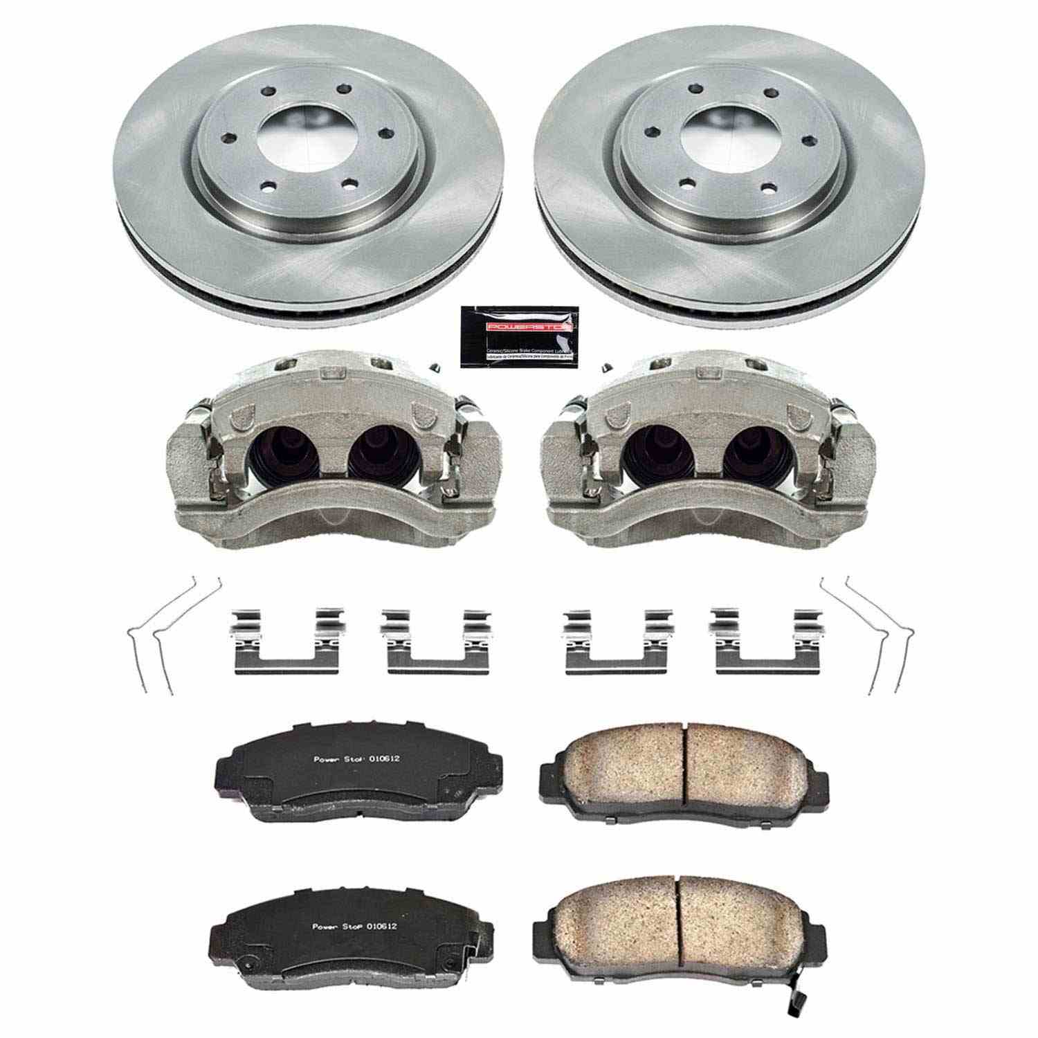 Power Stop 17-22 Nissan Titan Front Autospecialty Kit w/Cals