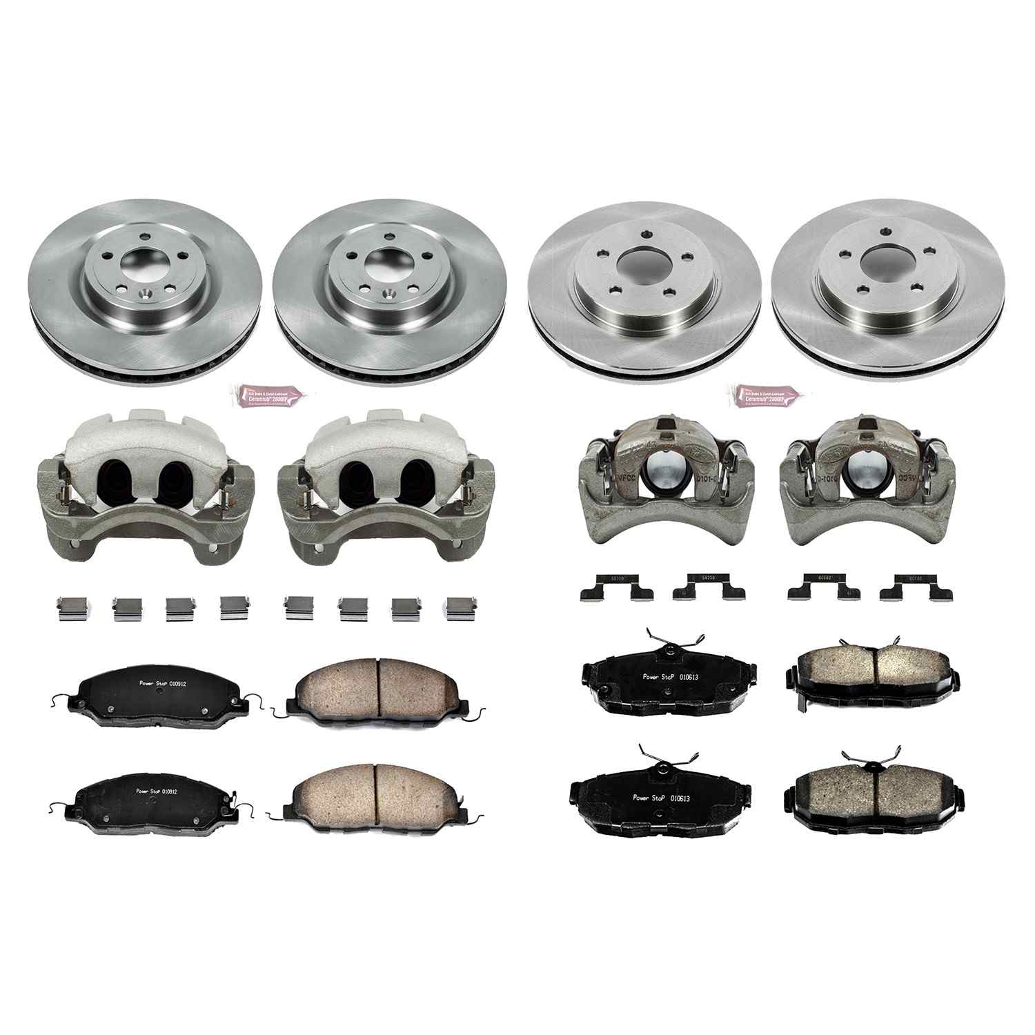 Power Stop 11-14 Ford Mustang Front & Rear Autospecialty Brake Kit w/Calipers