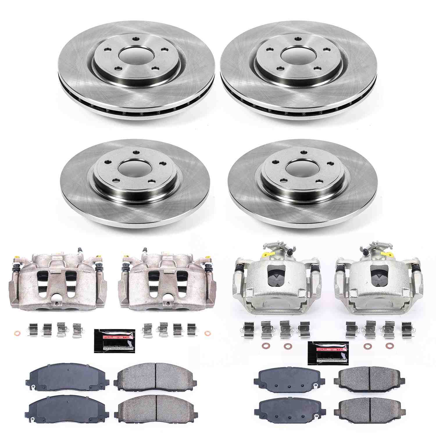Power Stop Chrysler Town & Front & Rear Autospecialty Kit w/Cals