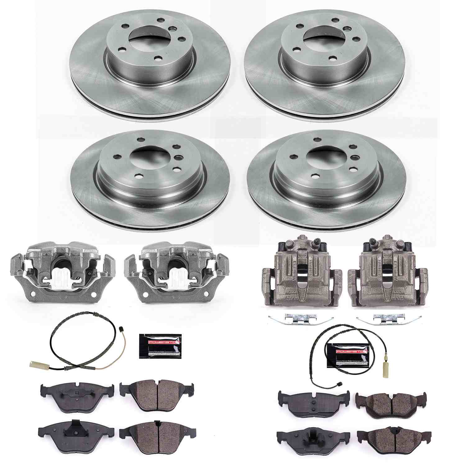 Power Stop 11-12 BMW 328i xDrive Front & Rear Autospecialty Brake Kit w/Calipers