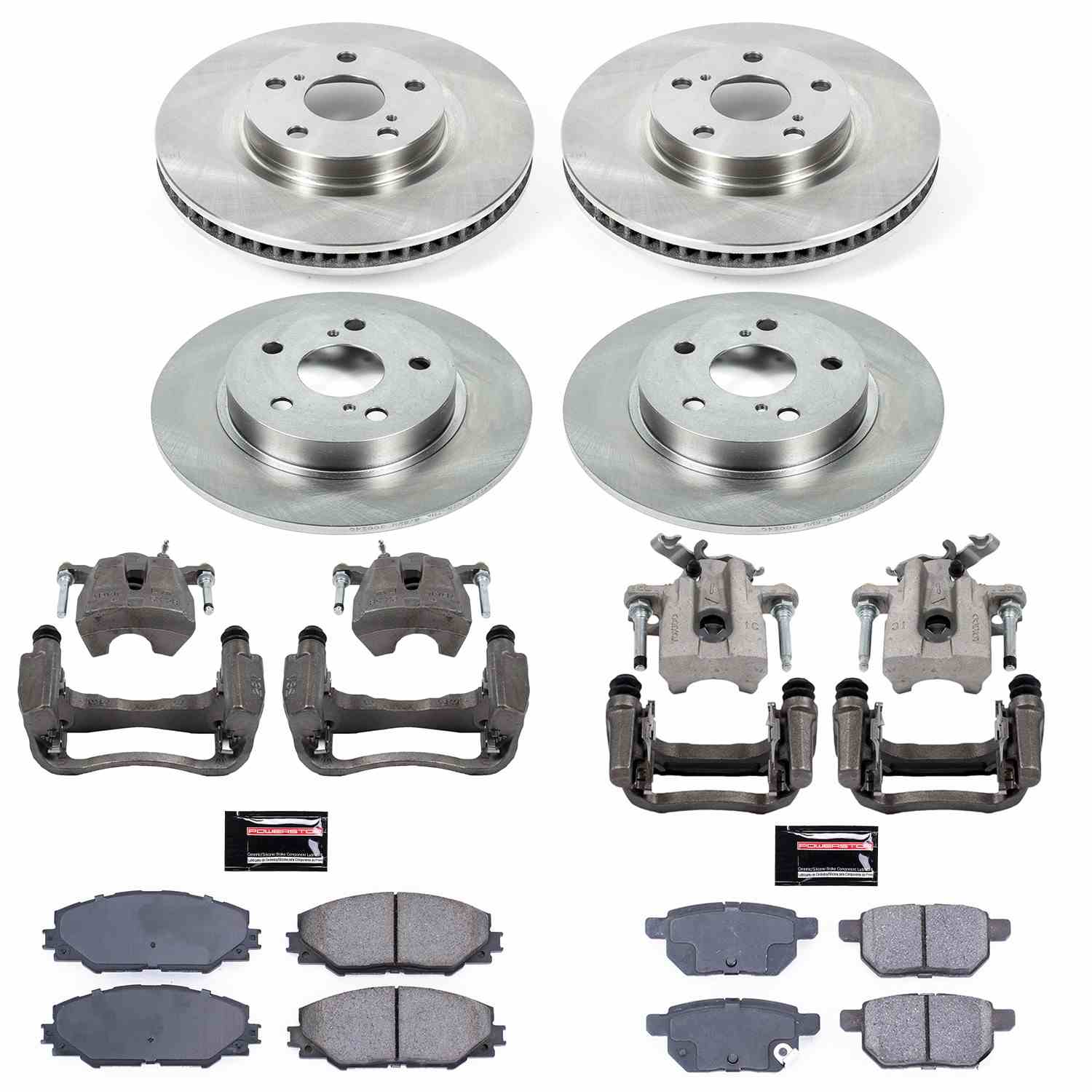 Power Stop 11-16 Scion tC Front & Rear Autospecialty Brake Kit w/Calipers
