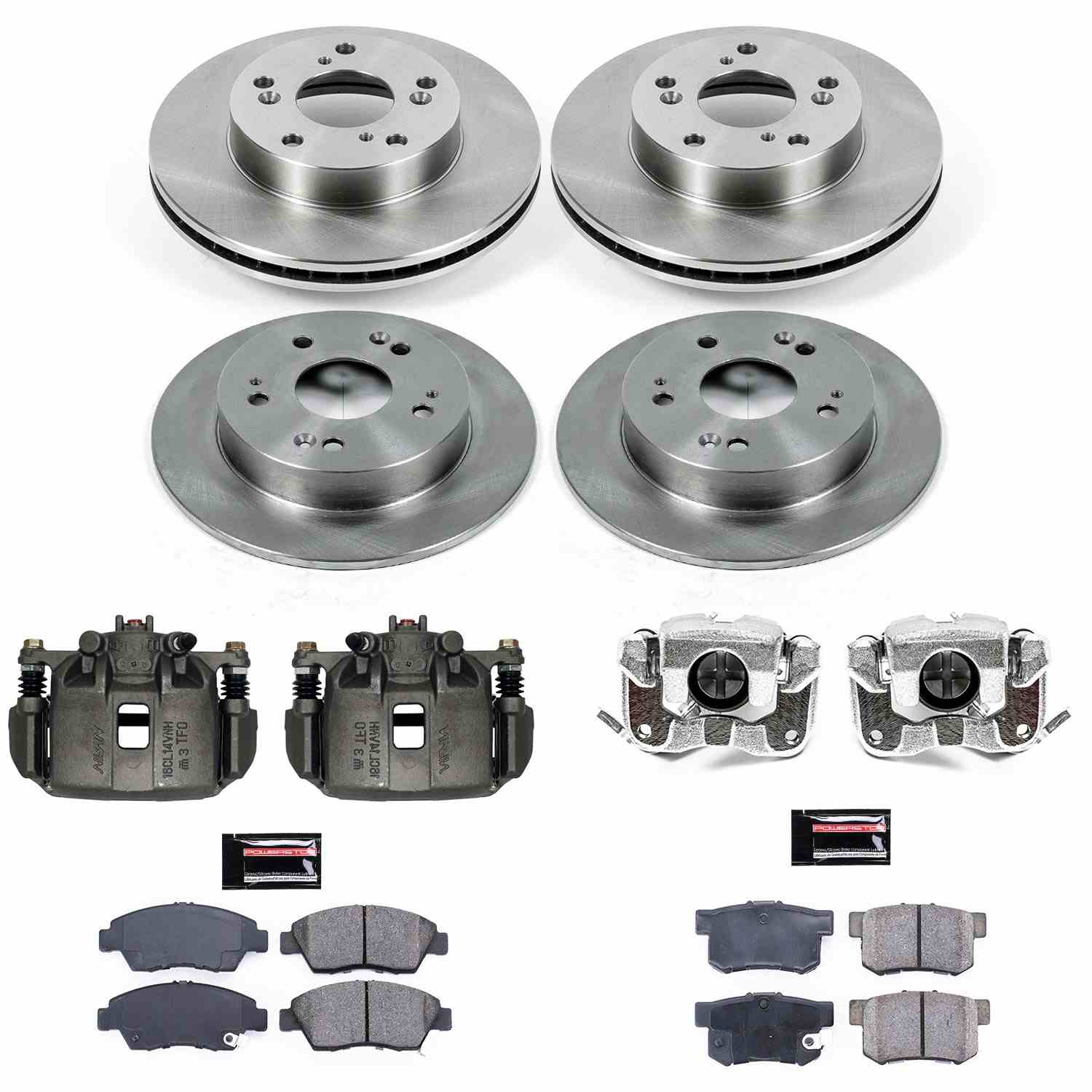 Power Stop 13-15 Acura ILX Front & Rear Autospecialty Brake Kit w/Calipers