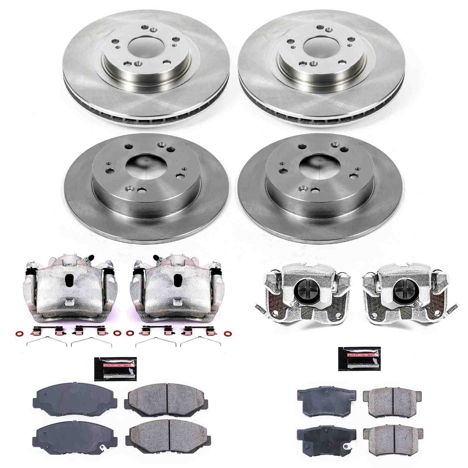 Power Stop 13-15 Acura ILX Front & Rear Autospecialty Brake Kit w/Calipers