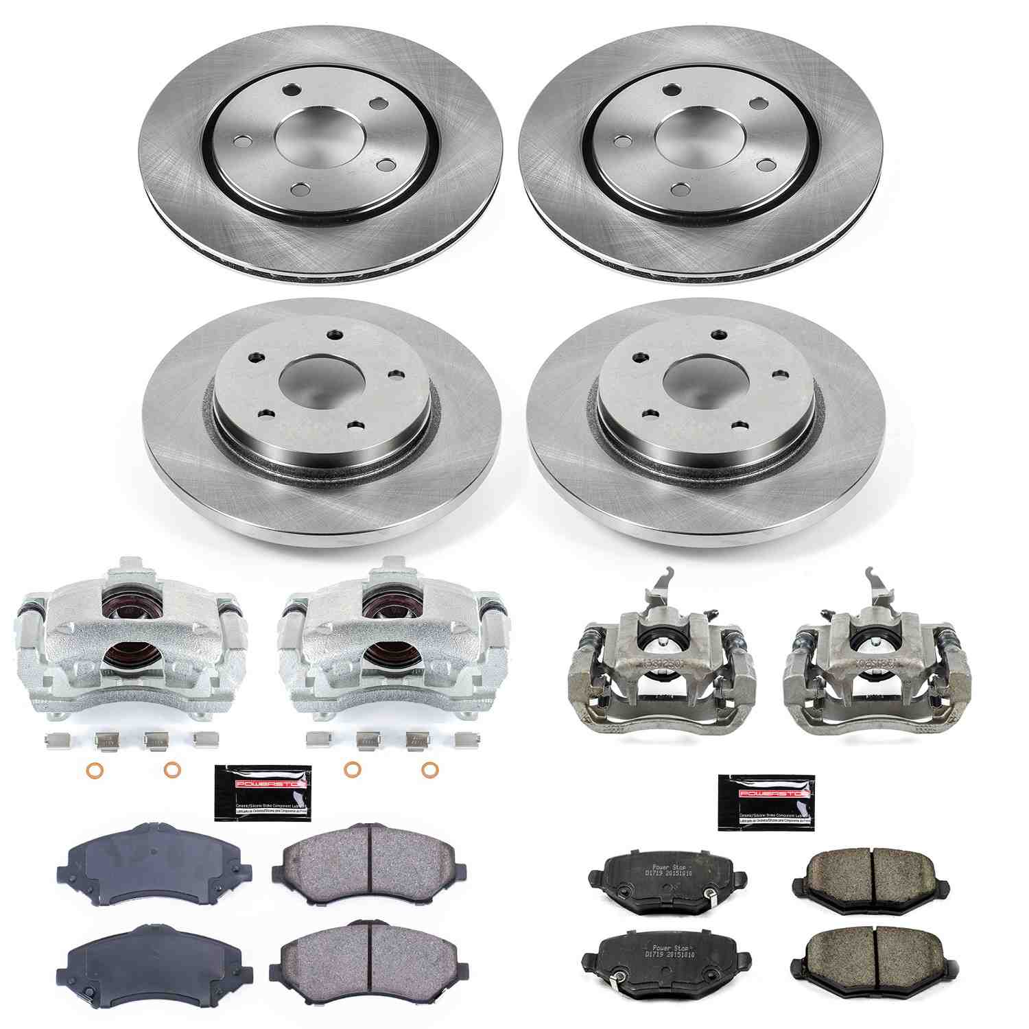 Power Stop 2013 Dodge Journey Front & Rear Autospecialty Brake Kit w/Calipers