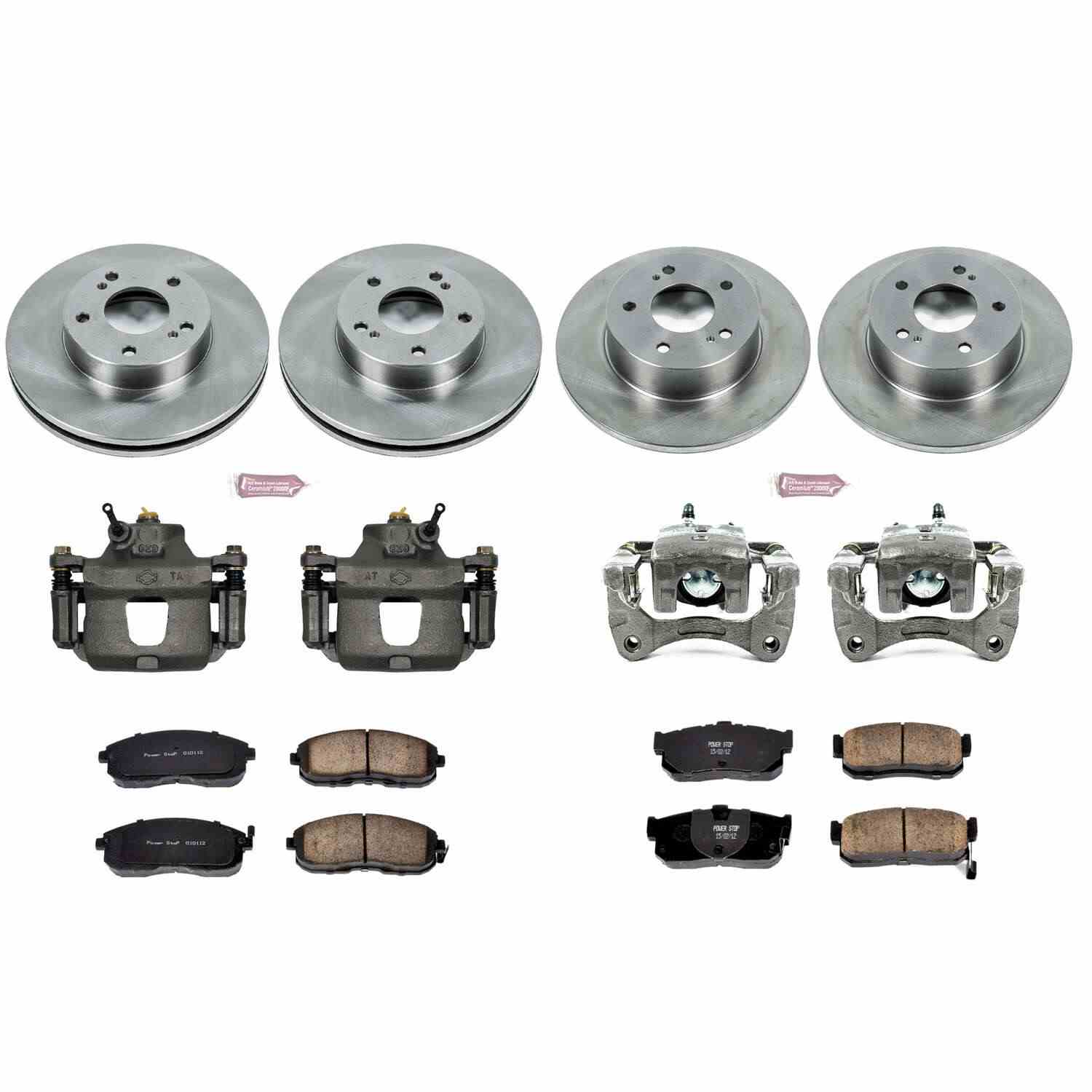 Power Stop 96-99 Infiniti I30 Front & Rear Autospecialty Brake Kit w/Calipers