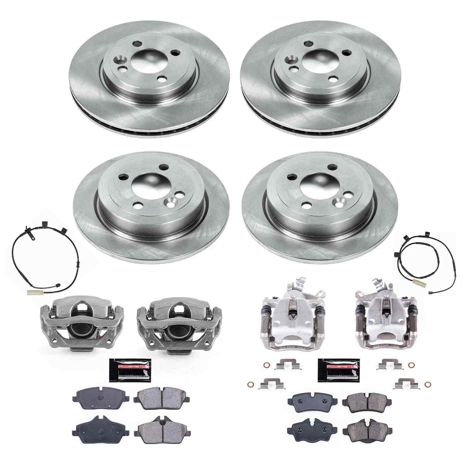Power Stop 11-15 Mini Cooper Front & Rear Autospecialty Kit