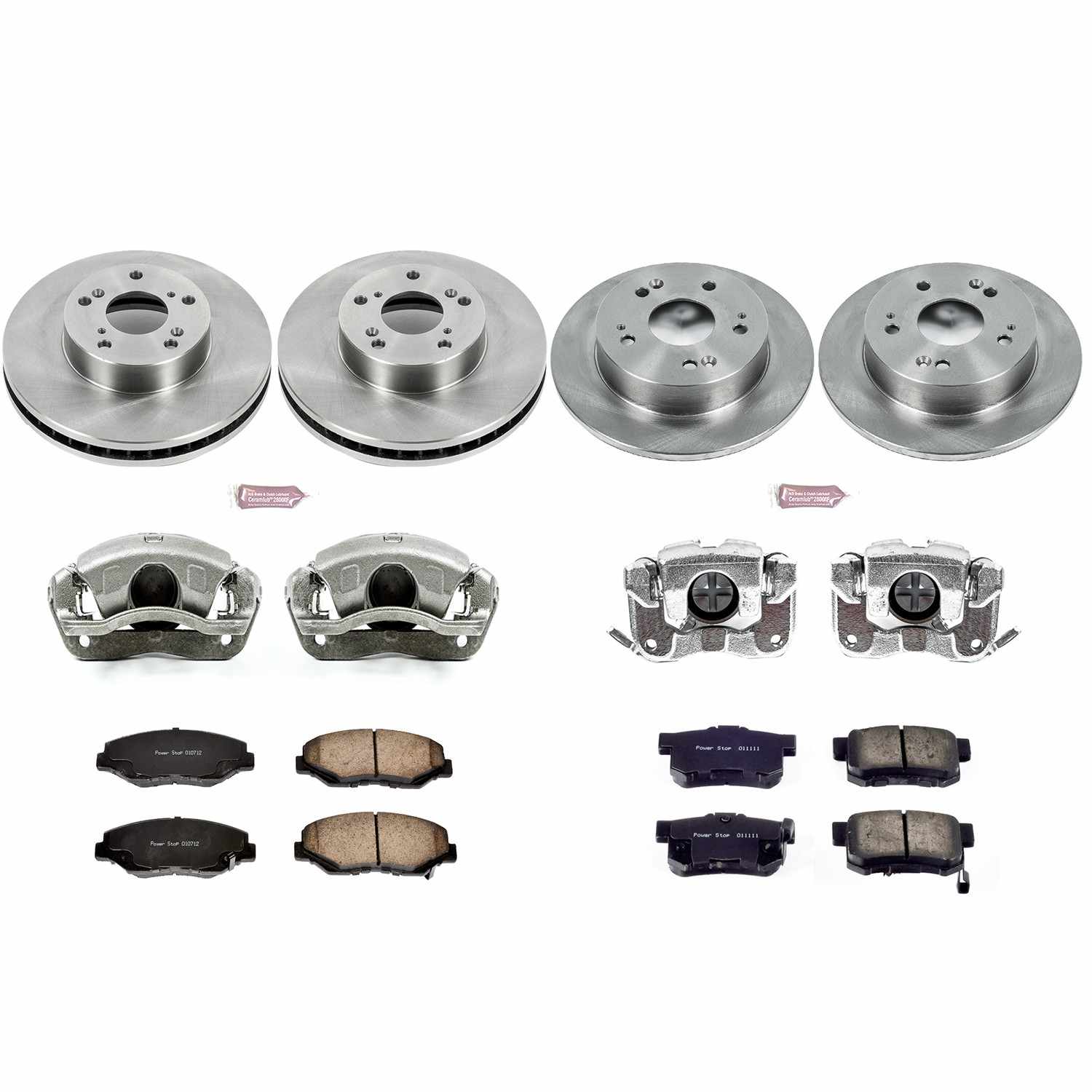 Power Stop 14-15 Acura ILX Front & Rear Autospecialty Brake Kit w/Calipers