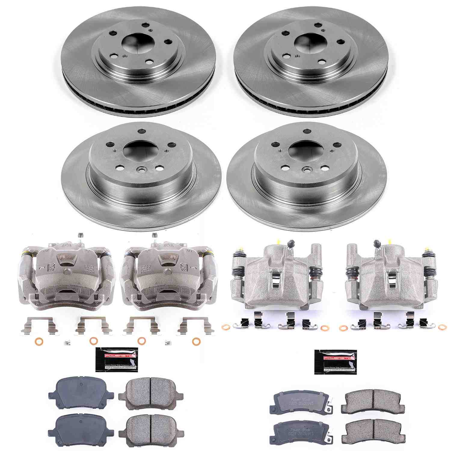 Power Stop 99-01 Lexus RX300 Front & Rear Autospecialty Brake Kit w/Calipers