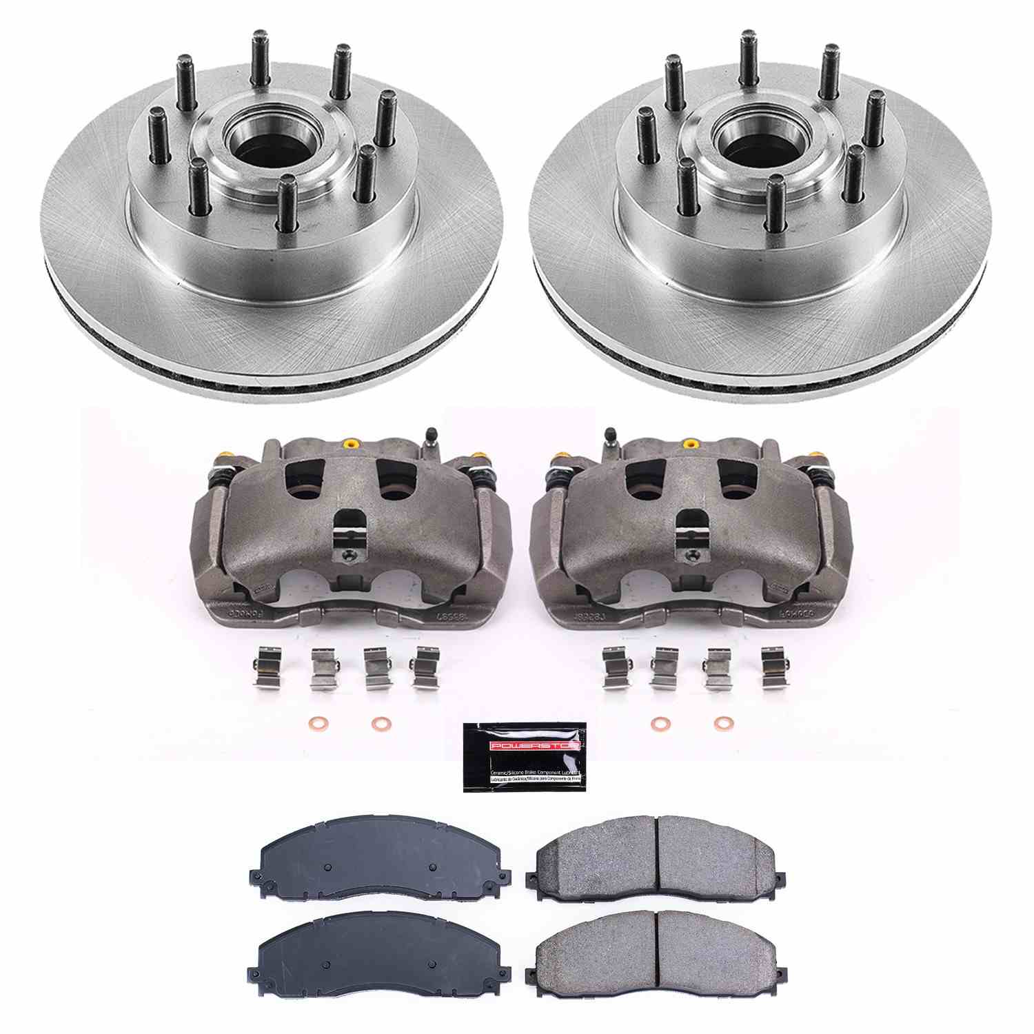 Power Stop 13-22 Ford F-350 Super Duty Front Autospecialty Brake Kit w/Calipers