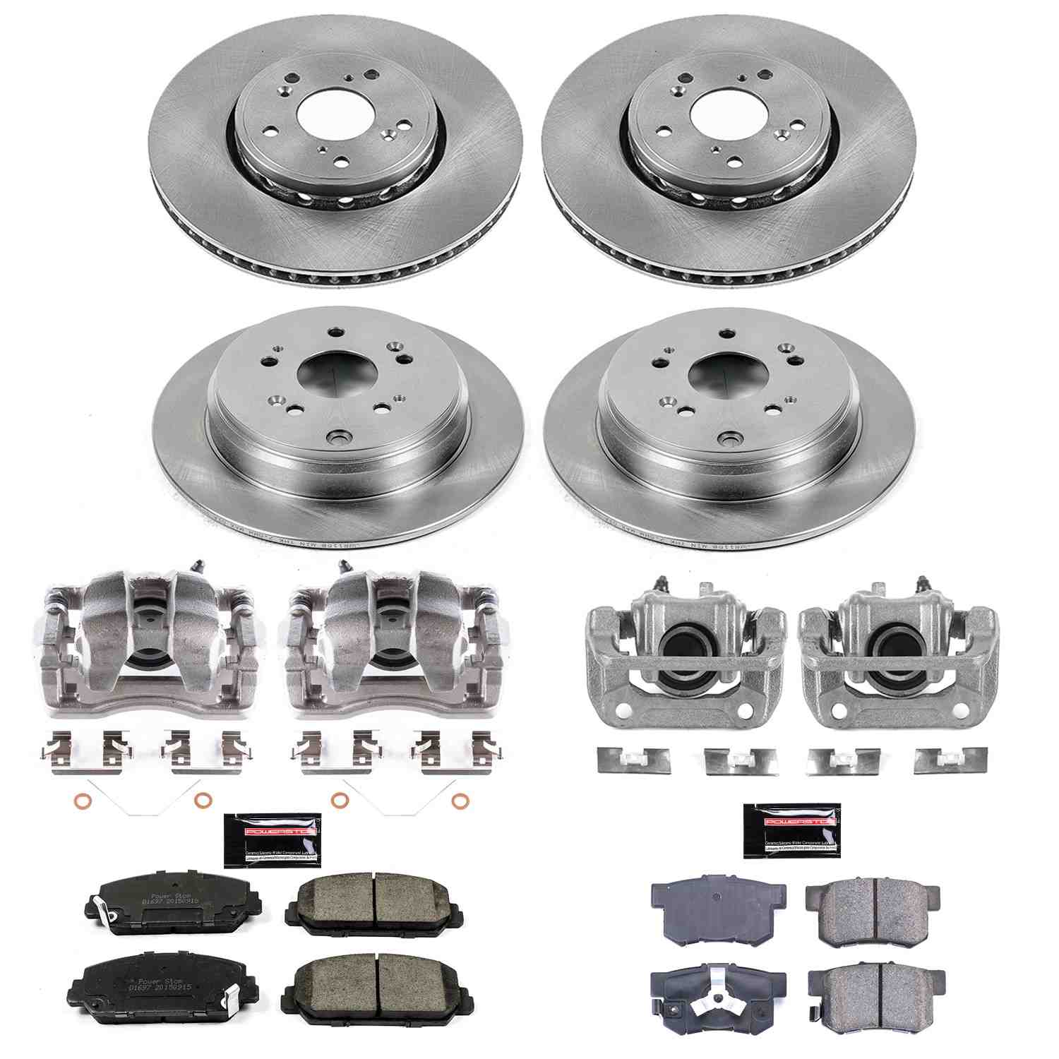 Power Stop 13-18 Acura RDX Front & Rear Autospecialty Brake Kit w/Calipers