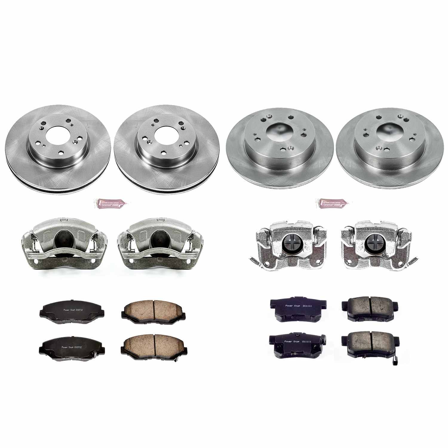 Power Stop 2013 Acura ILX Front & Rear Autospecialty Brake Kit w/Calipers