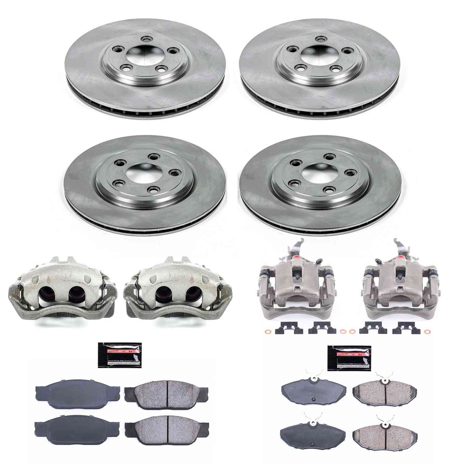 Power Stop 03-06 Lincoln LS Front & Rear Autospecialty Brake Kit w/Calipers