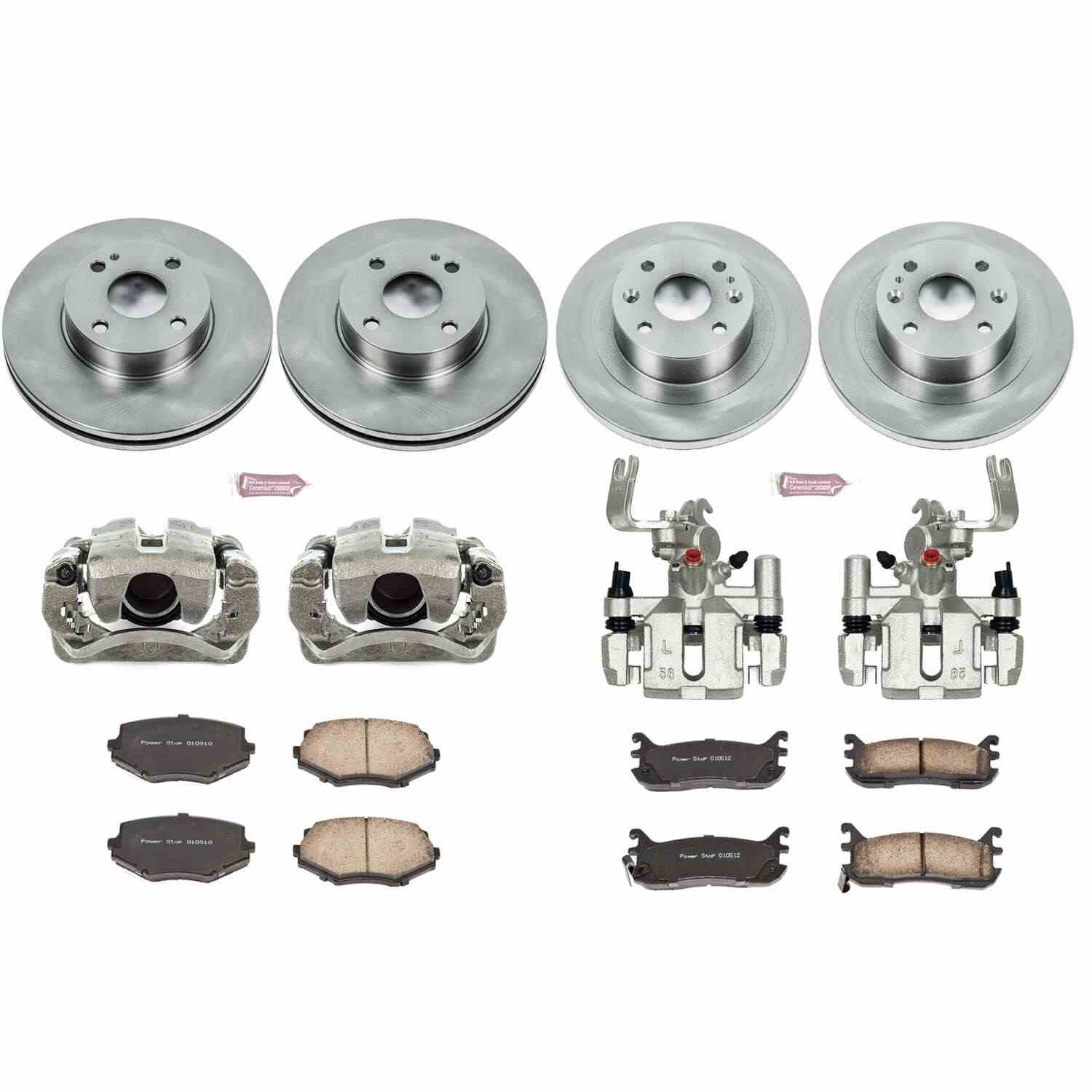 Power Stop 94-97 Mazda Miata Front & Rear Autospecialty Brake Kit w/Calipers